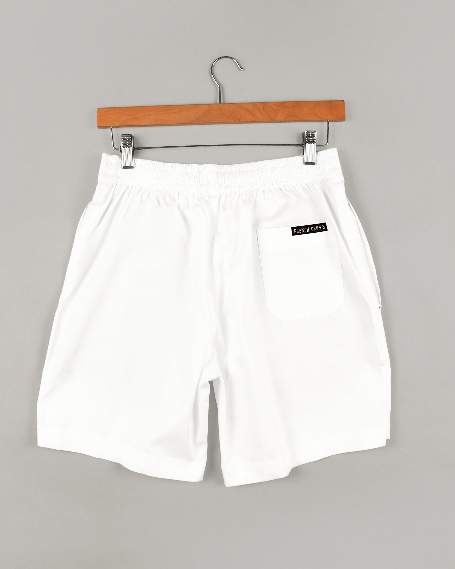 Two Bright White Super soft Premium Cotton Shorts