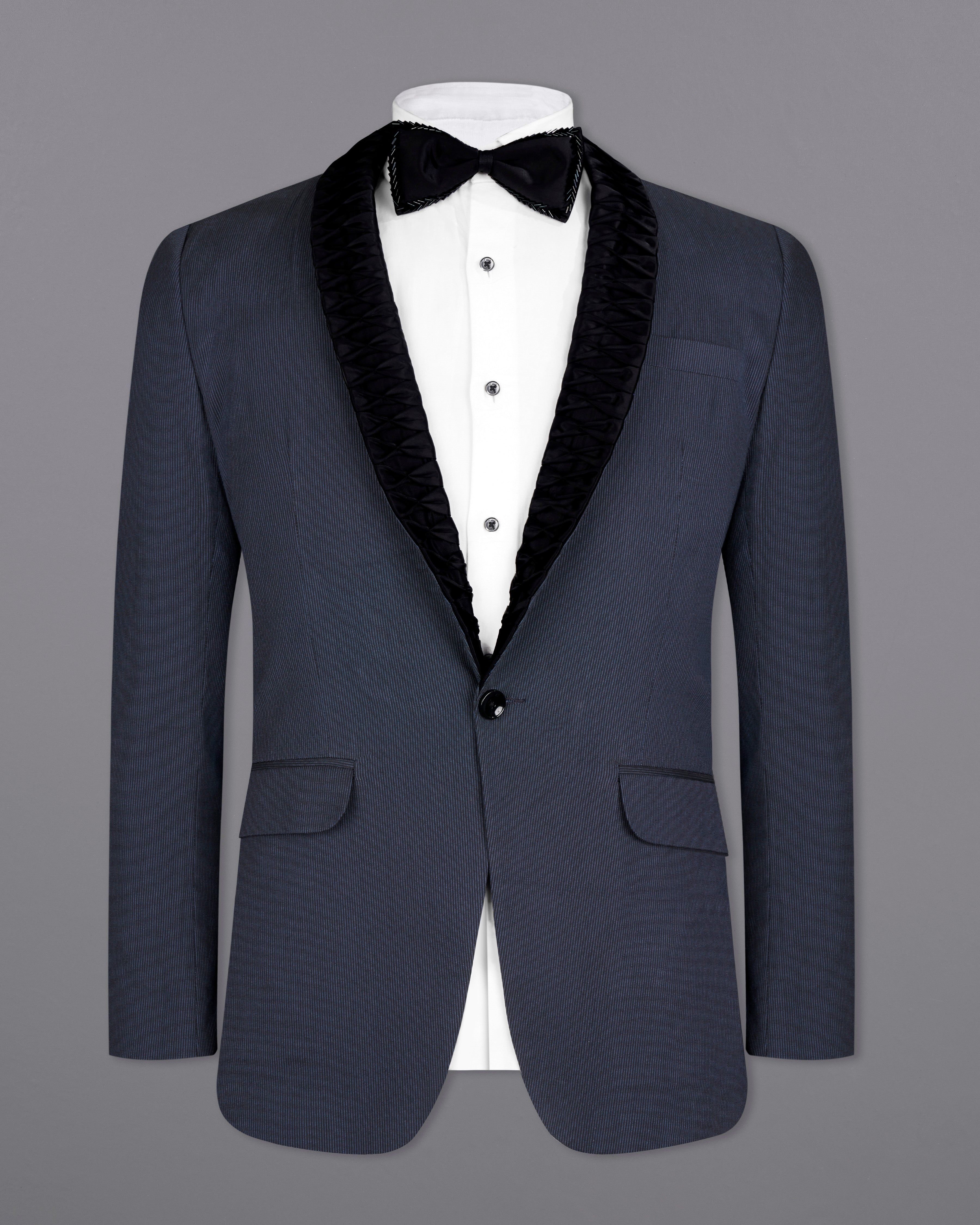 Shark Blue Textured Tuxedo Designer Suit ST2601-BKL-D127-36, ST2601-BKL-D127-38, ST2601-BKL-D127-40, ST2601-BKL-D127-42, ST2601-BKL-D127-44, ST2601-BKL-D127-46, ST2601-BKL-D127-48, ST2601-BKL-D127-50, ST2601-BKL-D127-52, ST2601-BKL-D127-54, ST2601-BKL-D127-56, ST2601-BKL-D127-58, ST2601-BKL-D127-60