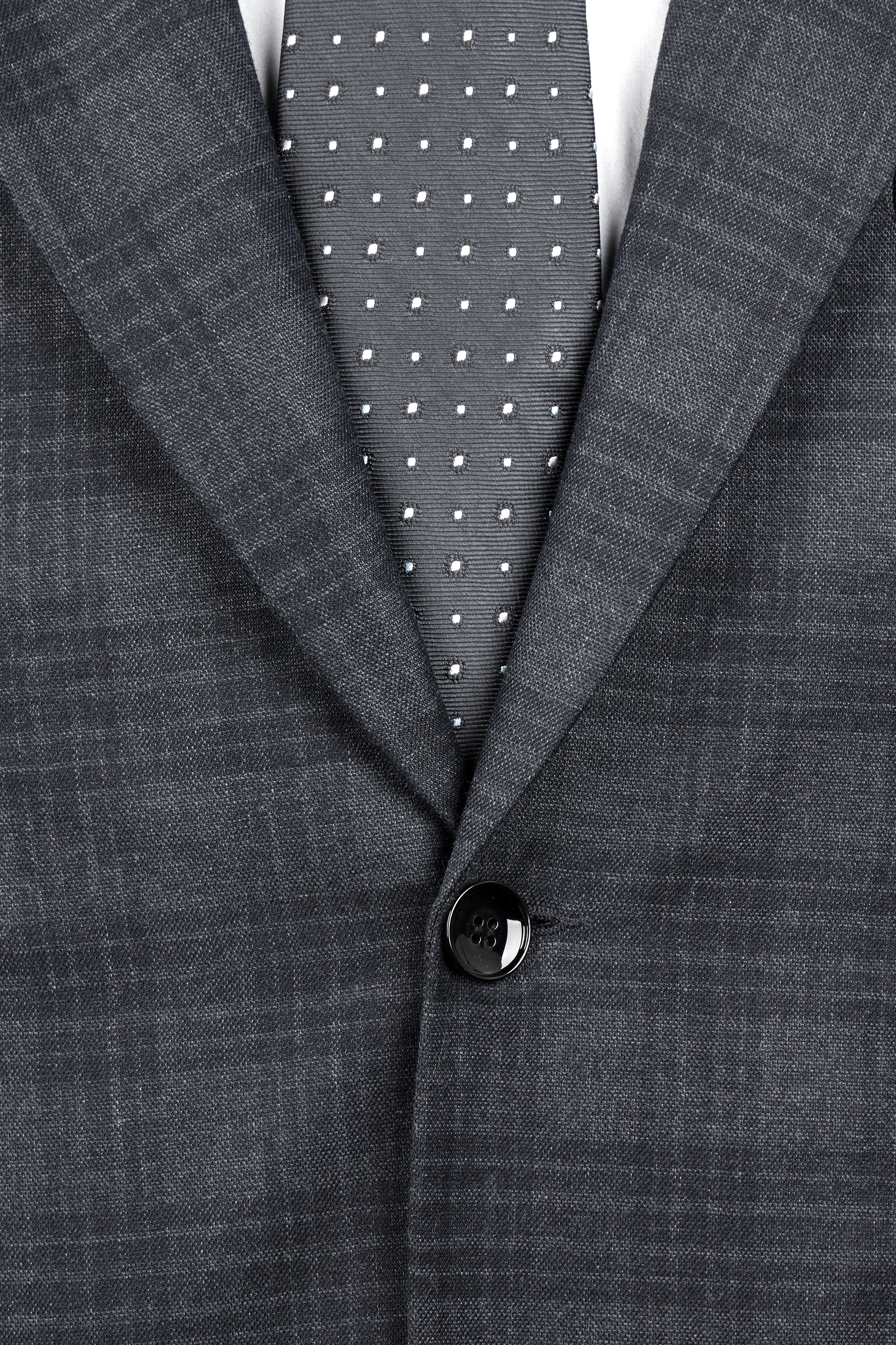 Tuna Gray Plaid Single-Breasted Suit