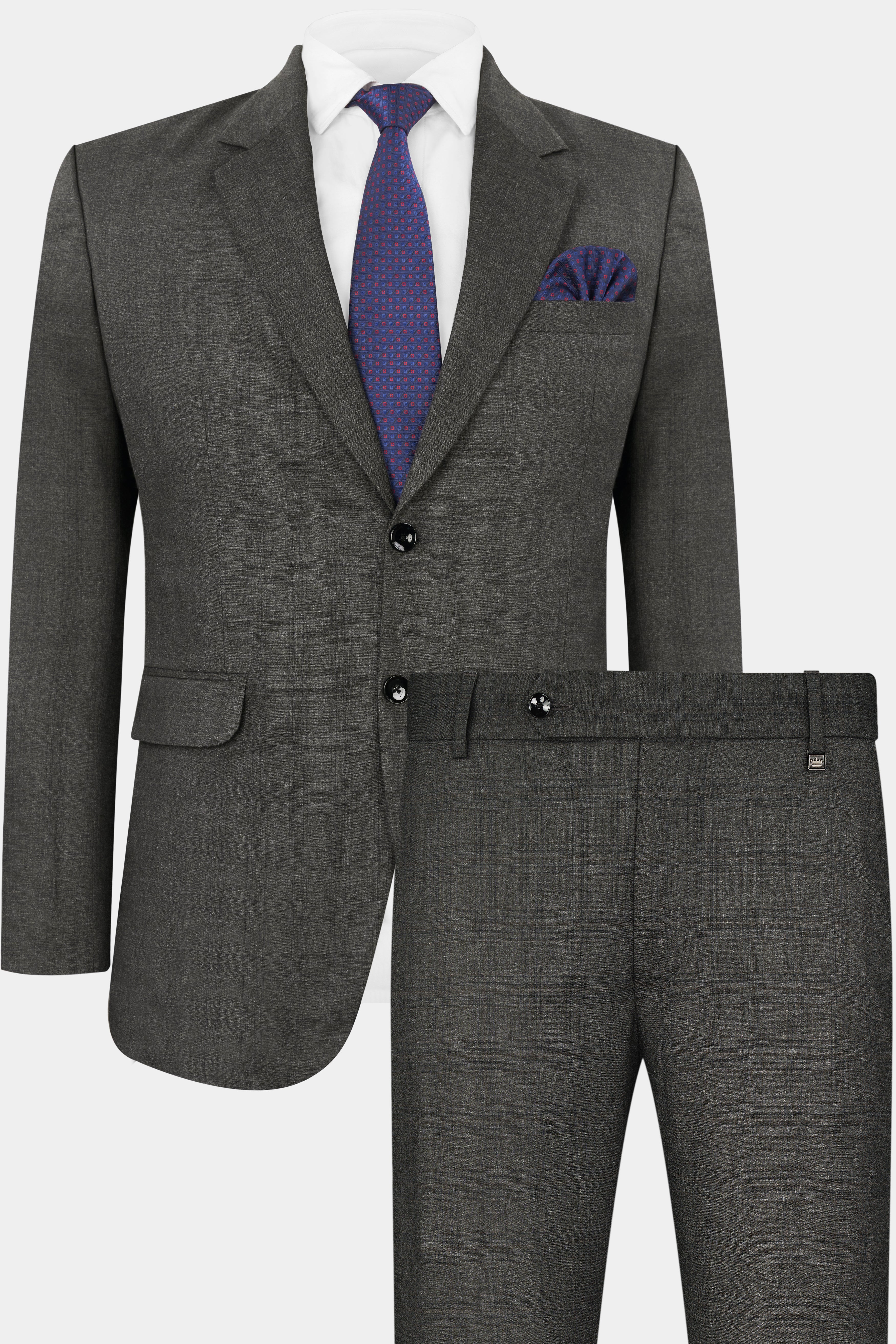 Iridium Dark Gray Single-Breasted Suit