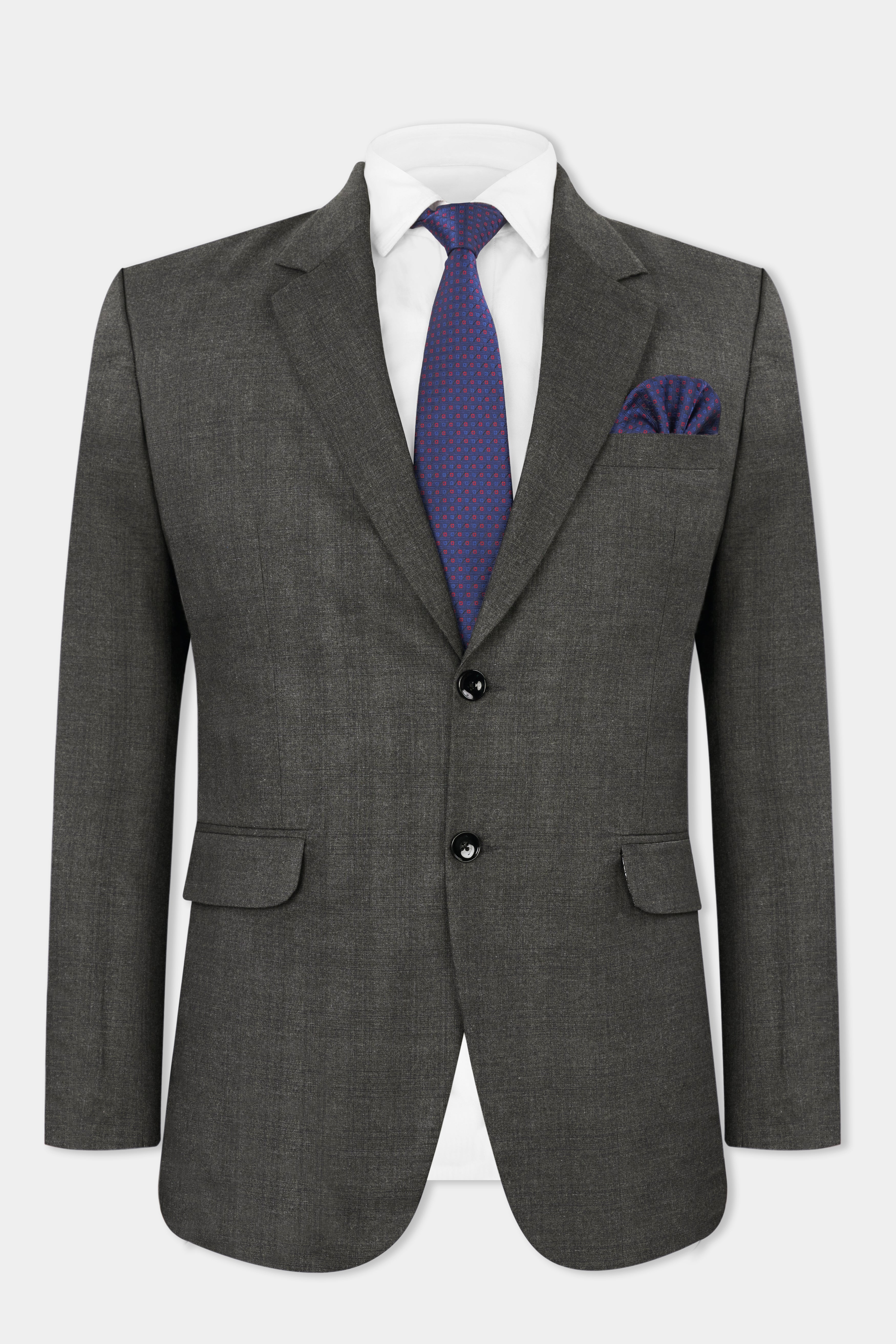 Iridium Dark Gray Single-Breasted Suit