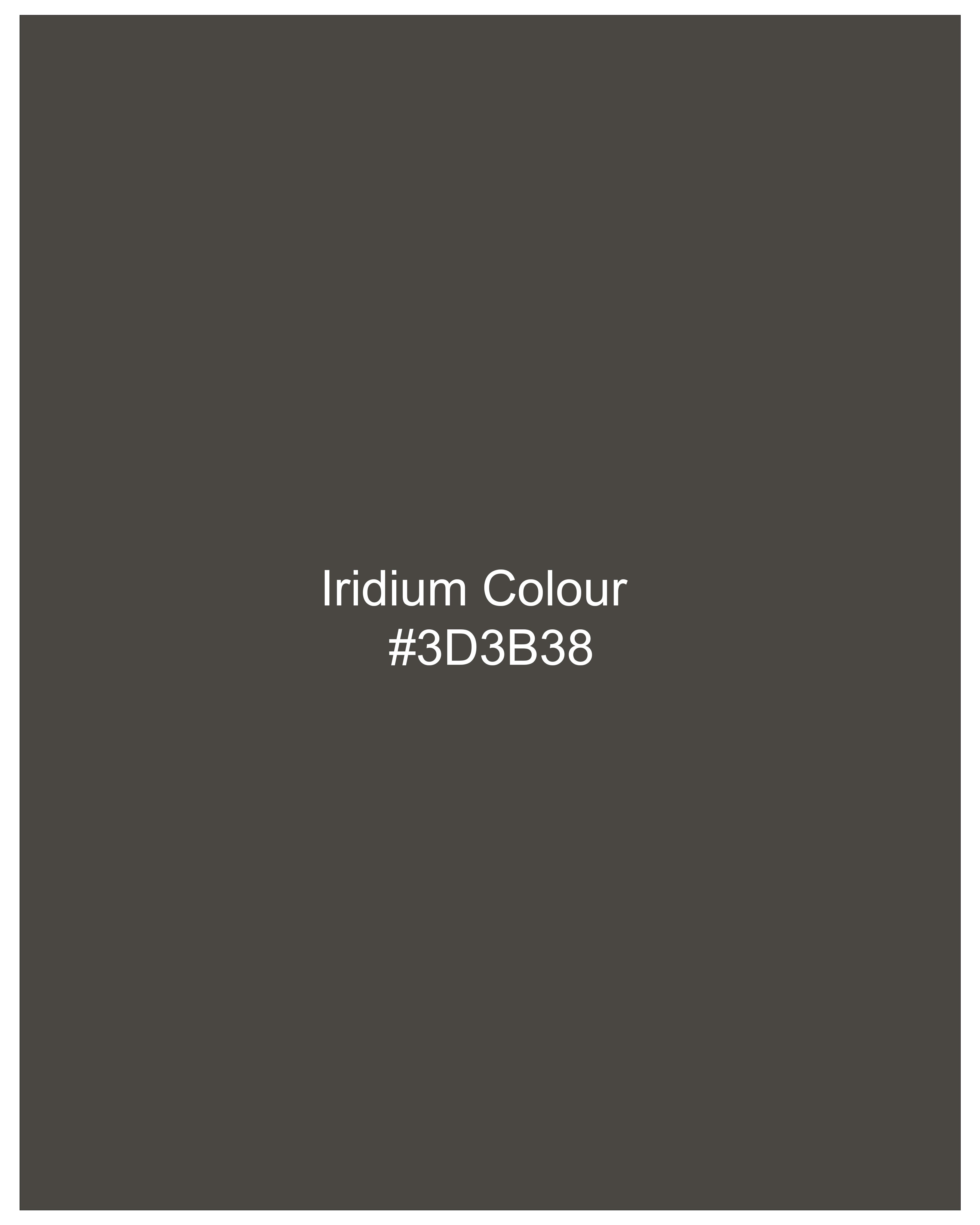 Iridium Dark Gray Single-Breasted Suit