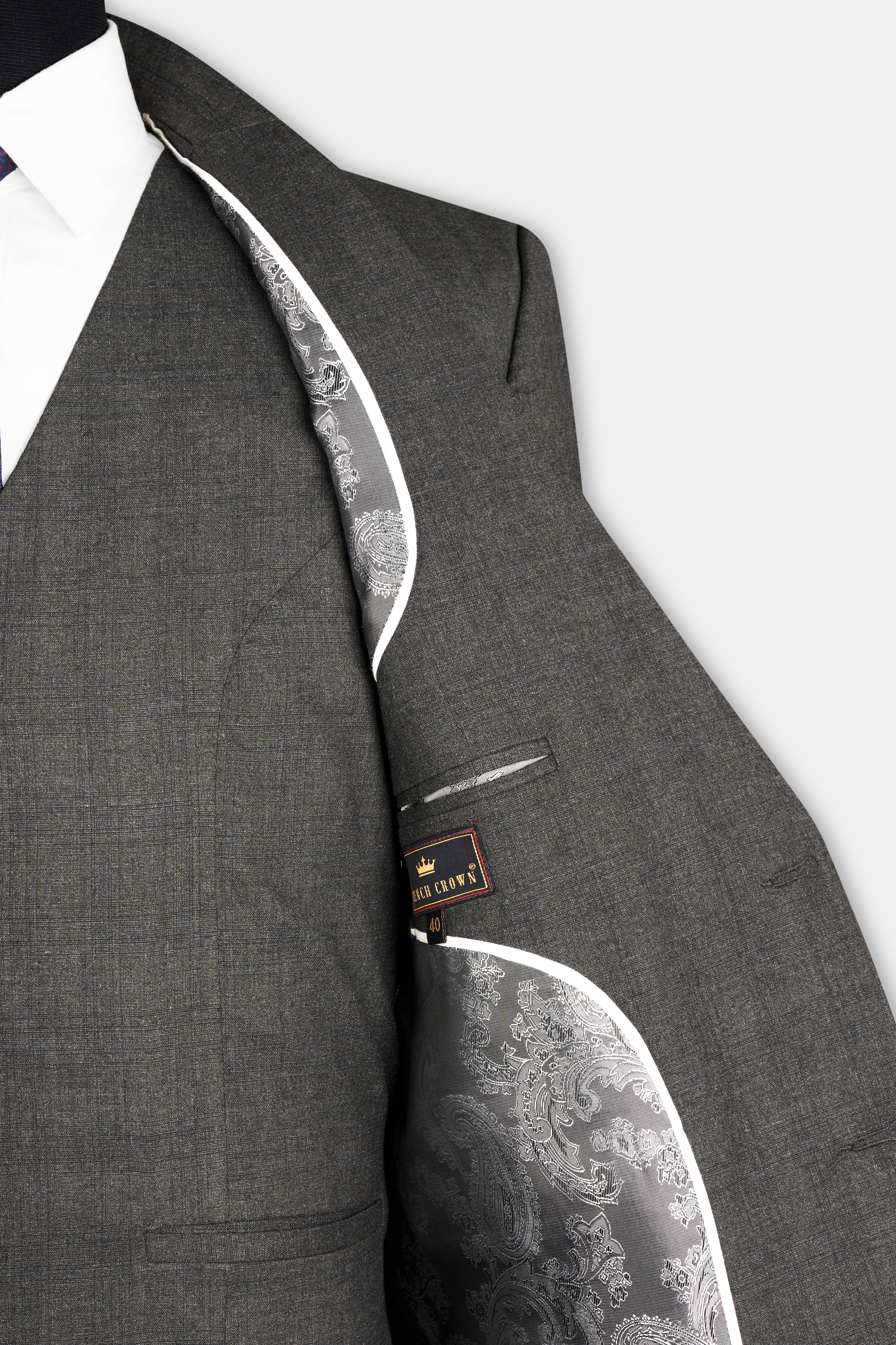 Iridium Dark Gray Single-Breasted Suit