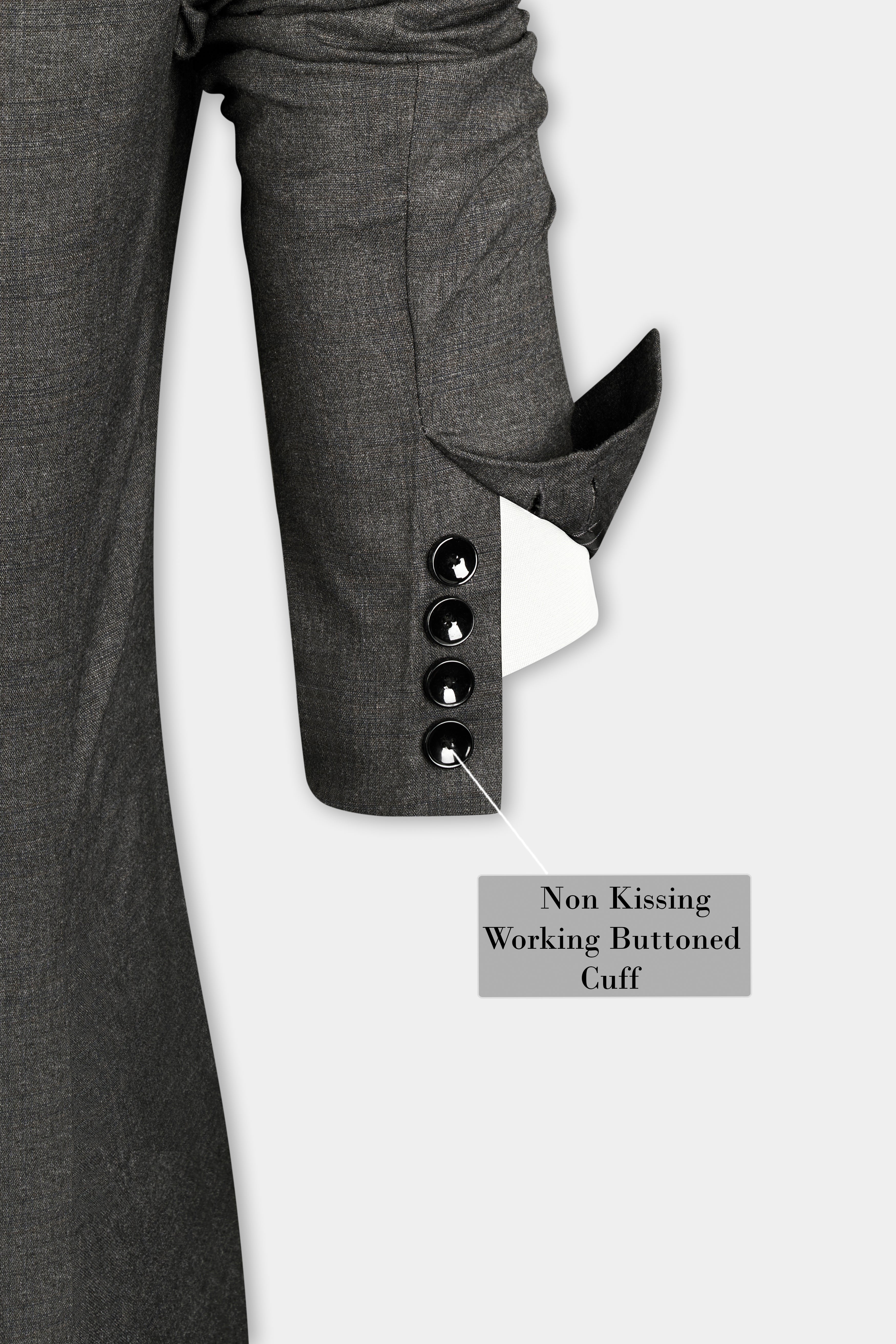 Iridium Dark Gray Single-Breasted Suit