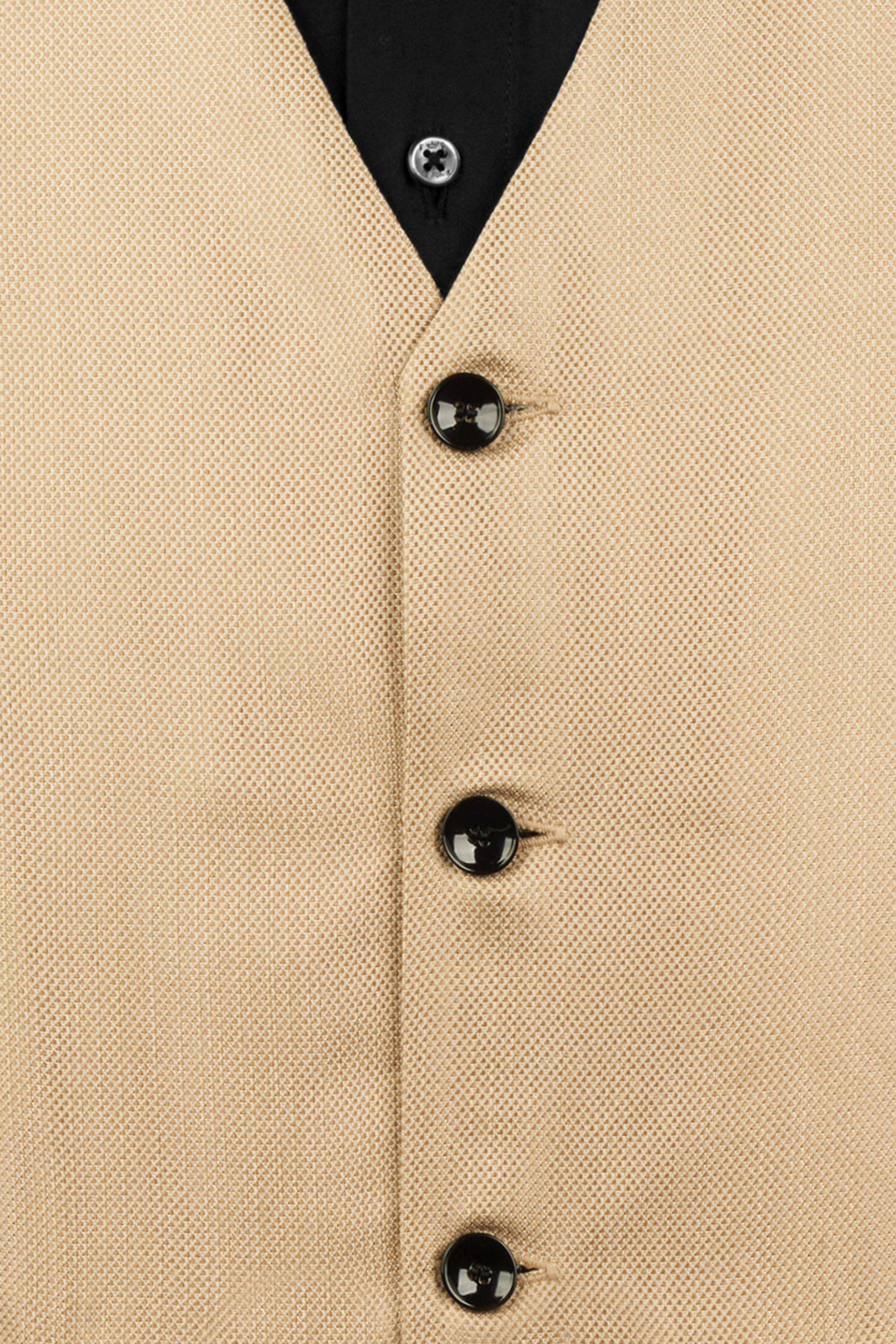 Thistle Brown Dobby Textured Tuxedo Suit