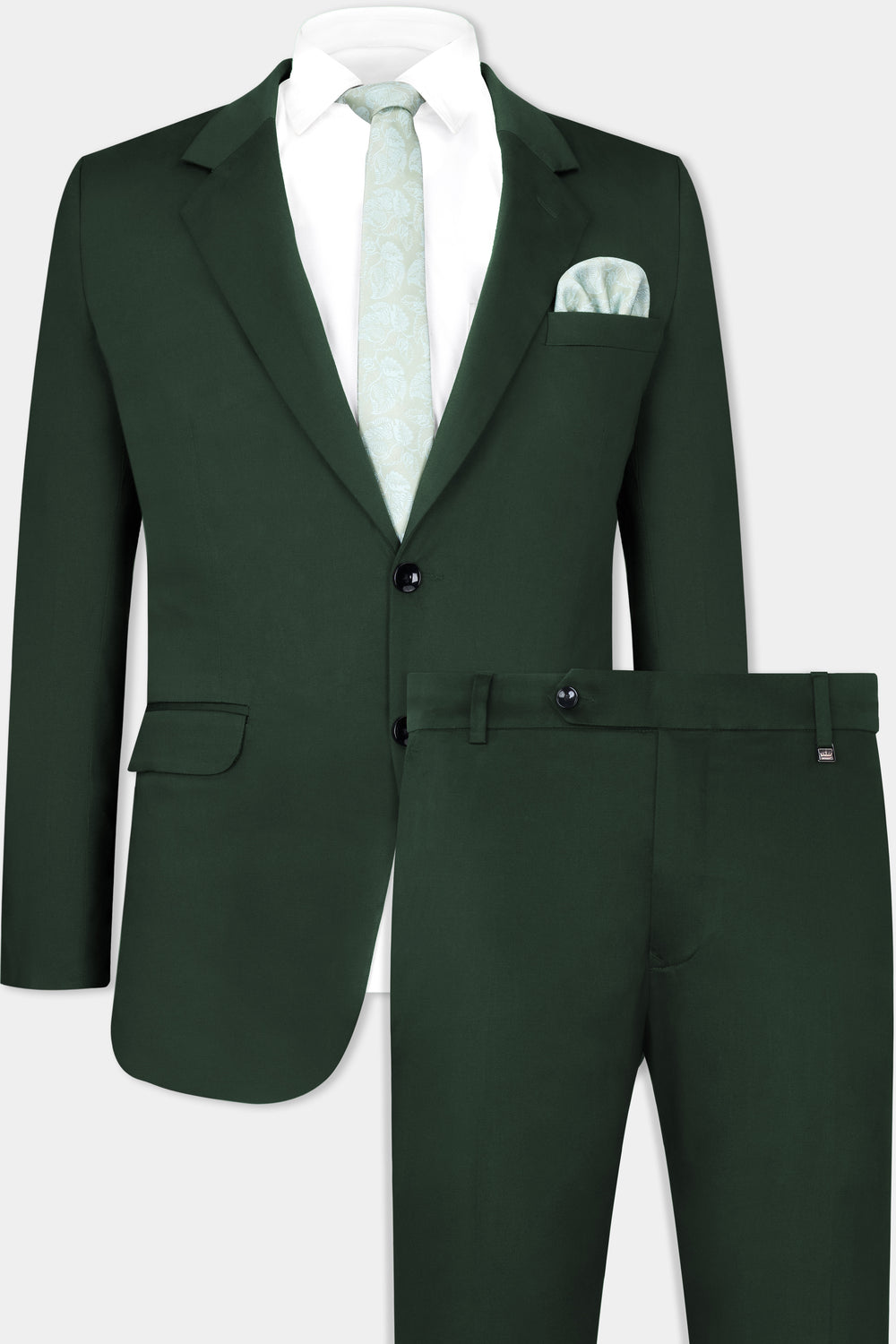 HEAVY METAL GREEN PREMIUM COTTON STRETCHABLE TRAVELER SUIT