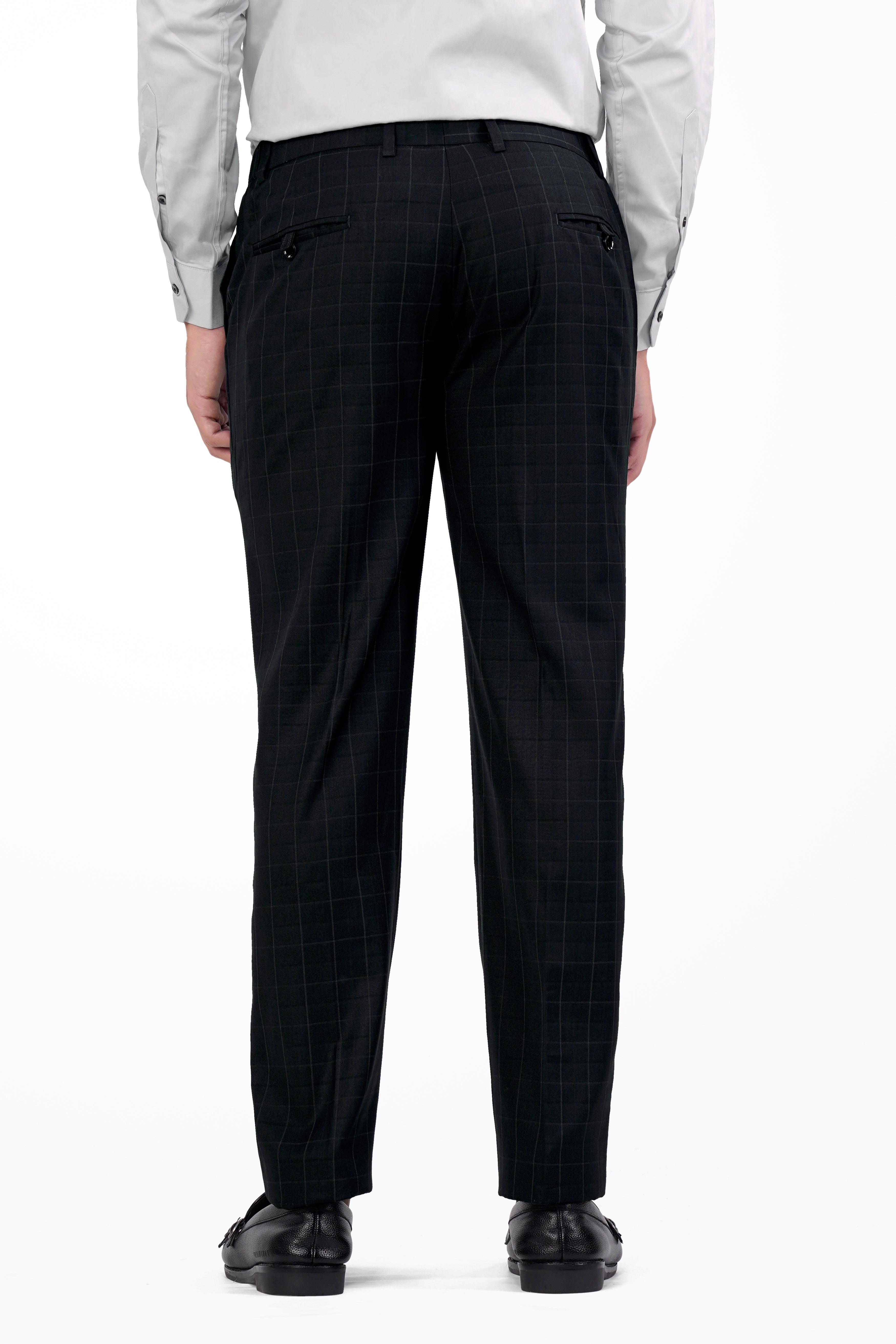 Jade Black Subtle Checkered Wool Rich Suit ST2909-SB-36,ST2909-SB-38,ST2909-SB-40,ST2909-SB-42,ST2909-SB-44,ST2909-SB-46,ST2909-SB-48,ST2909-SB-50,ST2909-SB-52,ST2909-SB-54,ST2909-SB-56,ST2909-SB-58,ST2909-SB-60