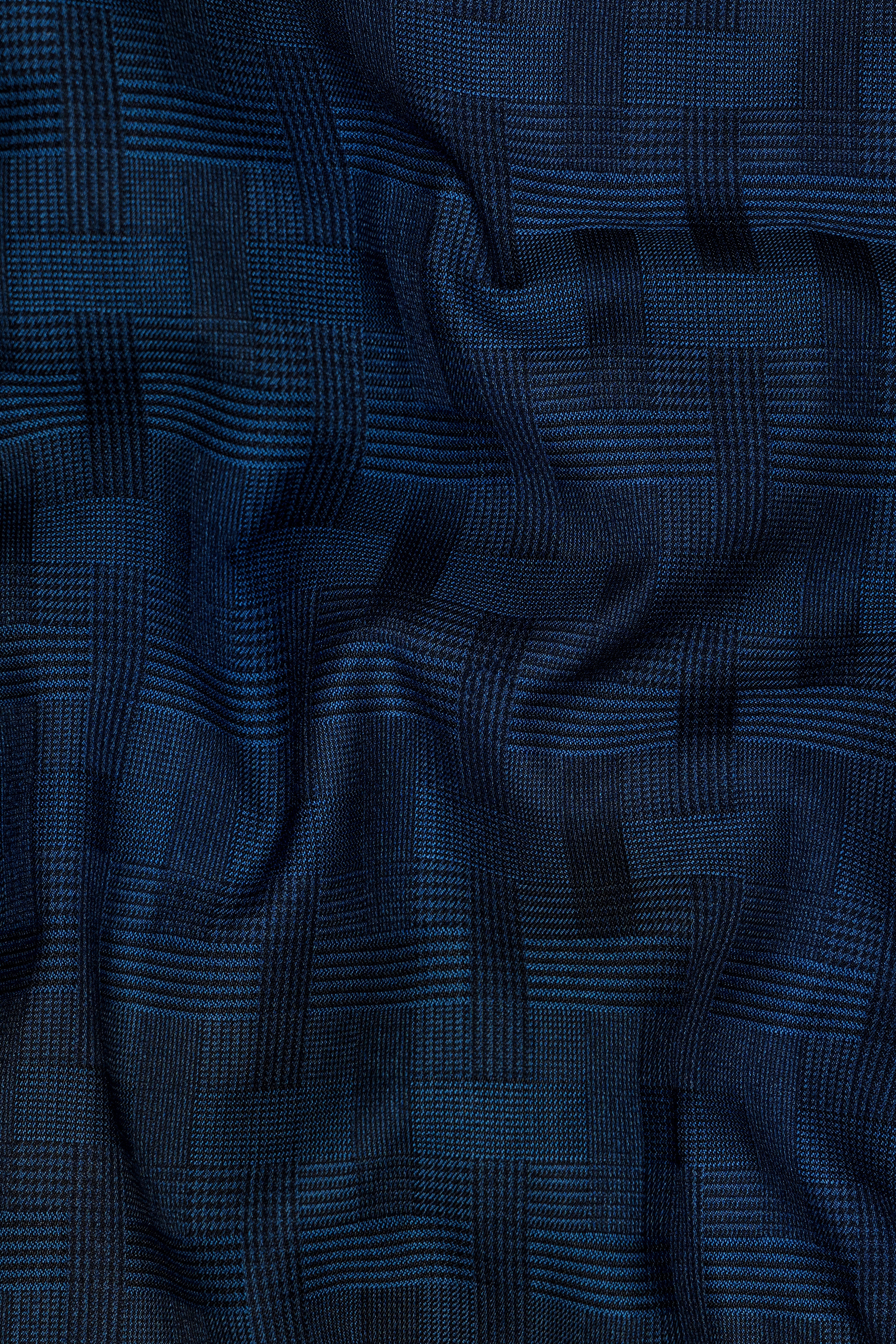 Midnight Blue with Nile Blue Jacquard Textured Double Breasted Suit ST2910-DB-36,ST2910-DB-38,ST2910-DB-40,ST2910-DB-42,ST2910-DB-44,ST2910-DB-46,ST2910-DB-48,ST2910-DB-50,ST2910-DB-52,ST2910-DB-54,ST2910-DB-56,ST2910-DB-58,ST2910-DB-60