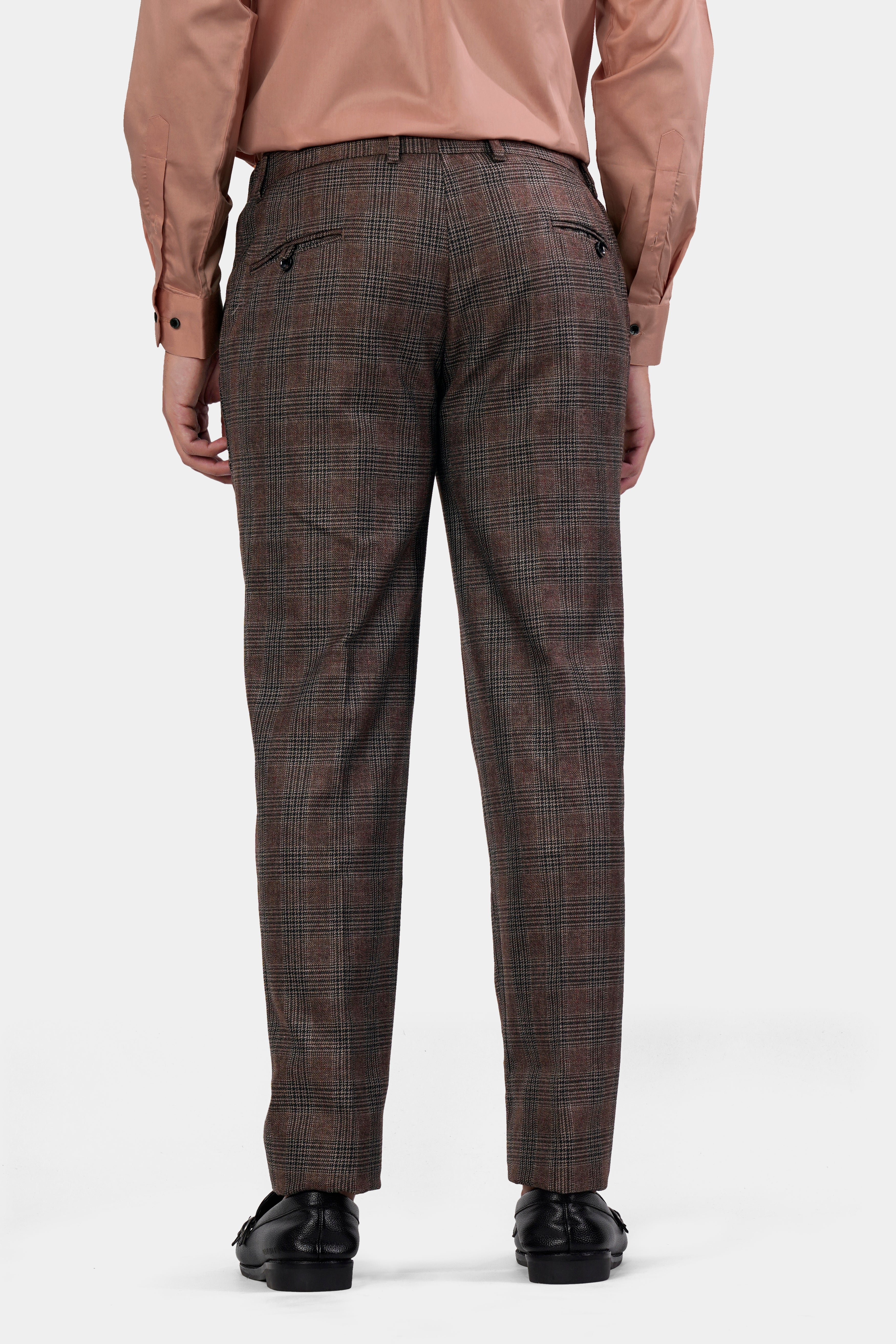 Ferra Brown with Kabul Brown Plaid Tweed Suit ST2915-SB-36,ST2915-SB-38,ST2915-SB-40,ST2915-SB-42,ST2915-SB-44,ST2915-SB-46,ST2915-SB-48,ST2915-SB-50,ST2915-SB-52,ST2915-SB-54,ST2915-SB-56,ST2915-SB-58,ST2915-SB-60