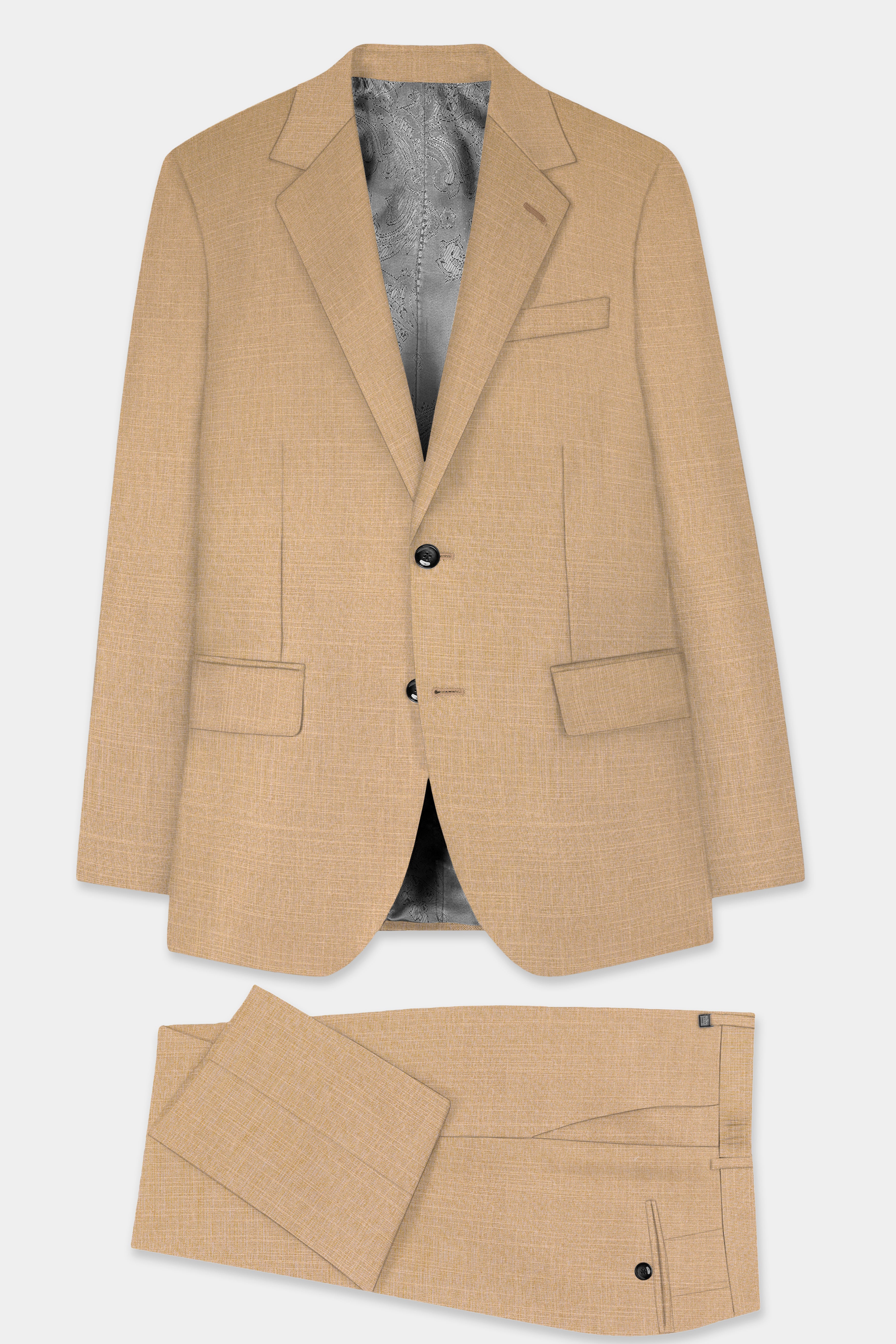 Sandrift Cream Luxurious Linen Suit