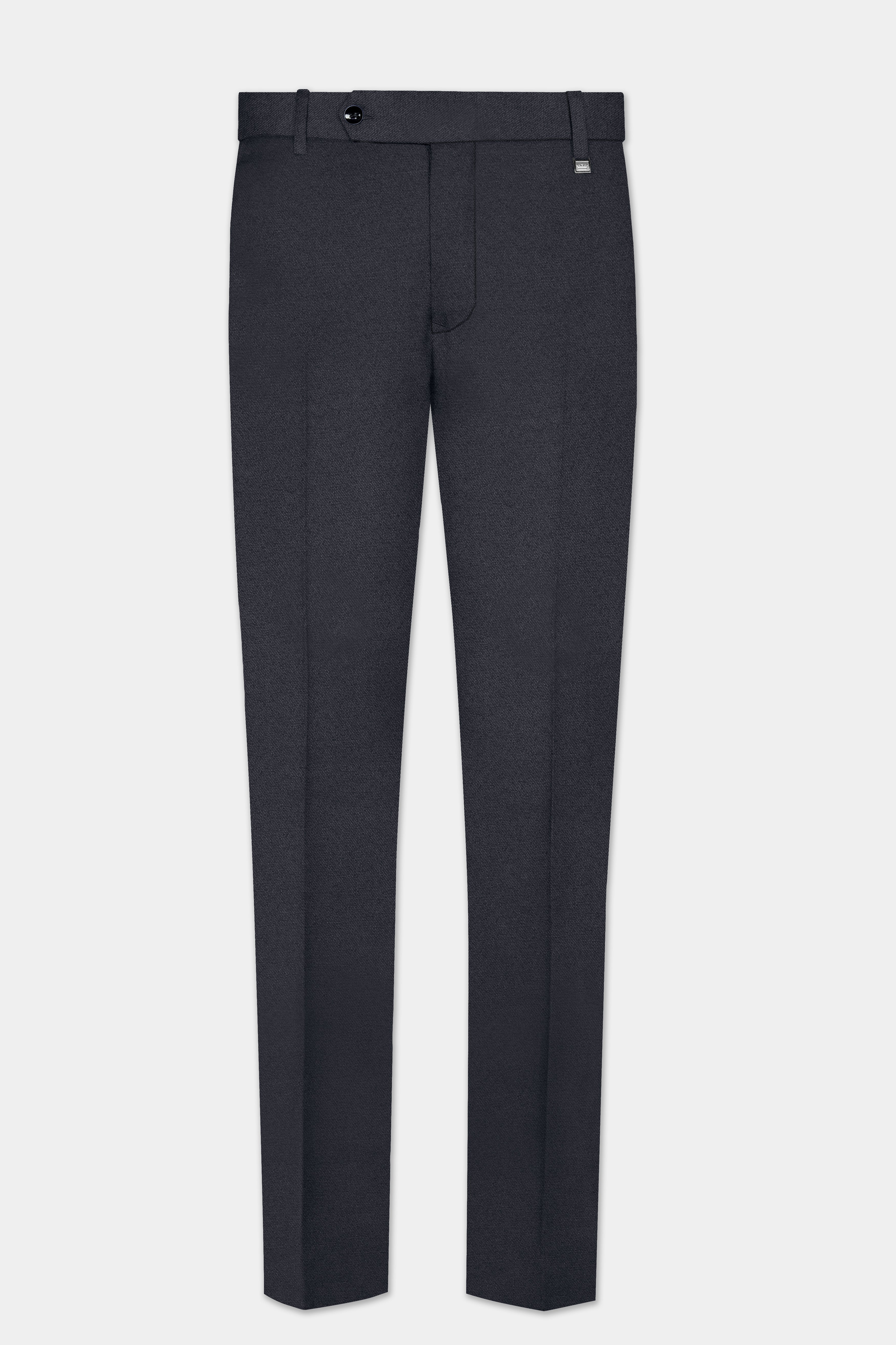 Piano Gray Wool Blend Double Breasted Suit