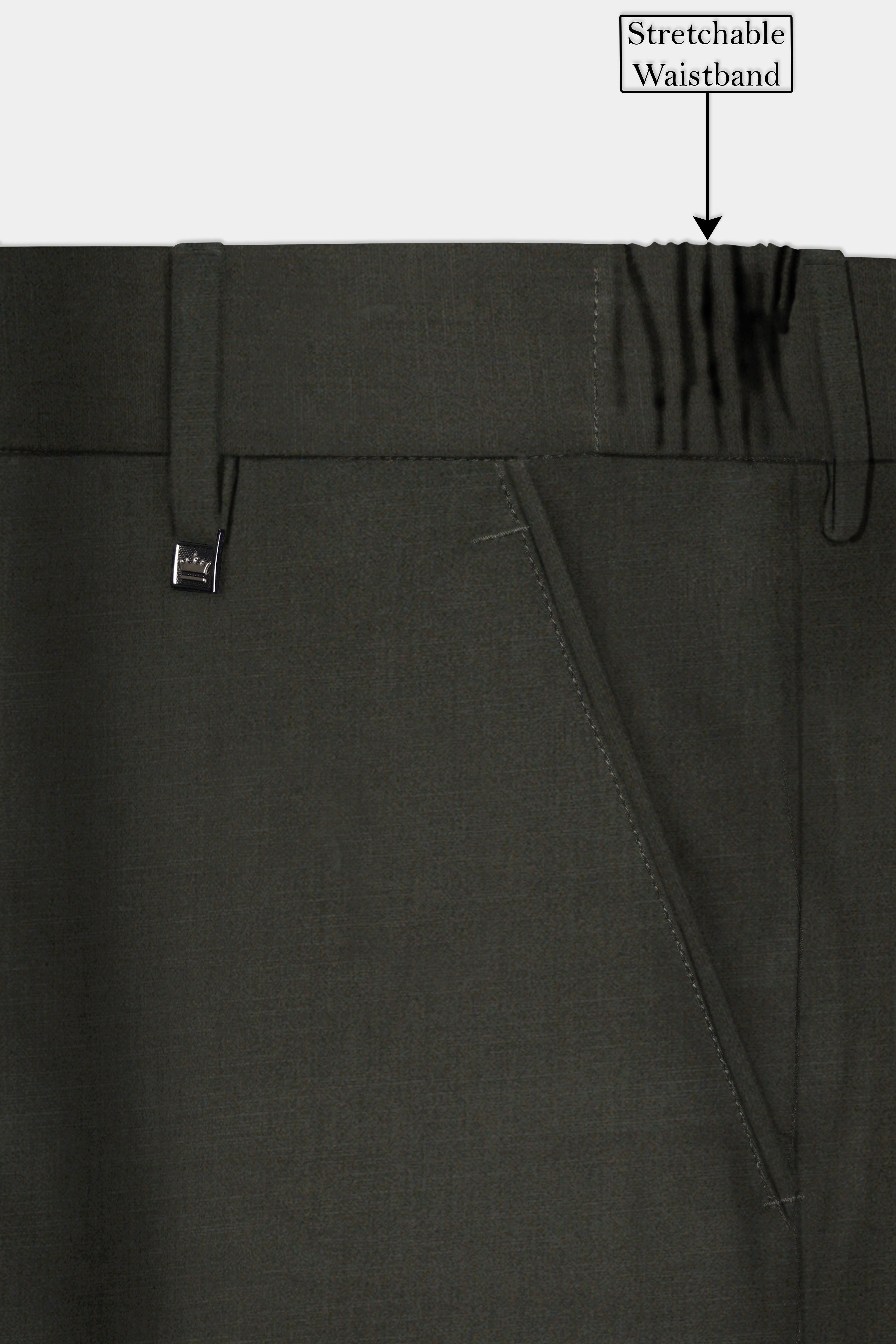 Rangoon Green Wool Blend Tuxedo Suit