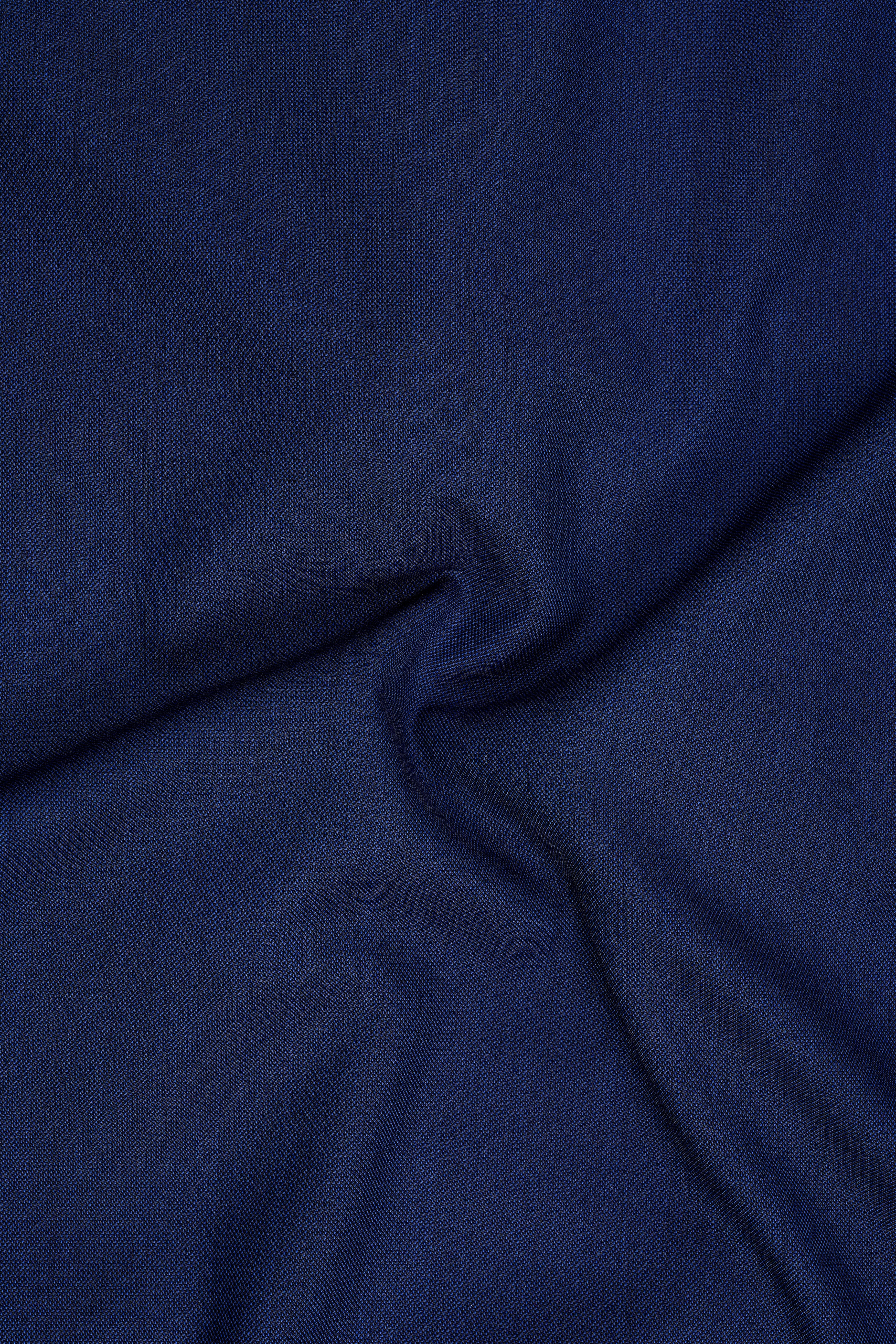 Biscay Blue Double Breasted Woolrich Sports Suit