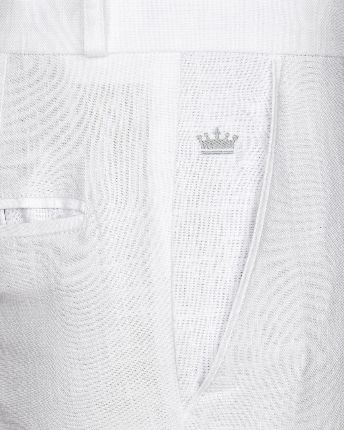 Jade Black Luxurious Linen Double-Breasted Sports Suit