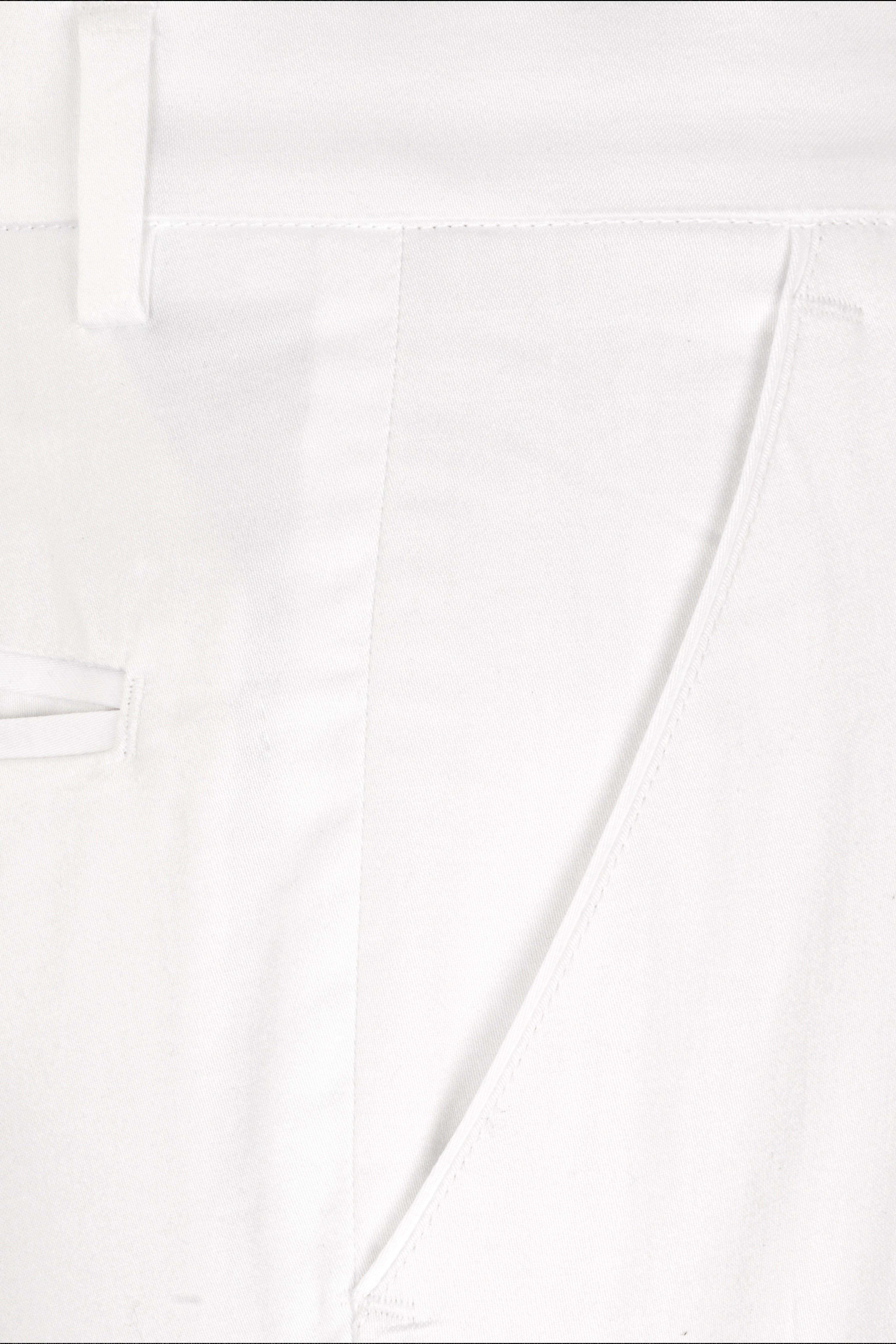 Bright White Solid Stretchable Premium Cotton Bandhgala traveler Suit