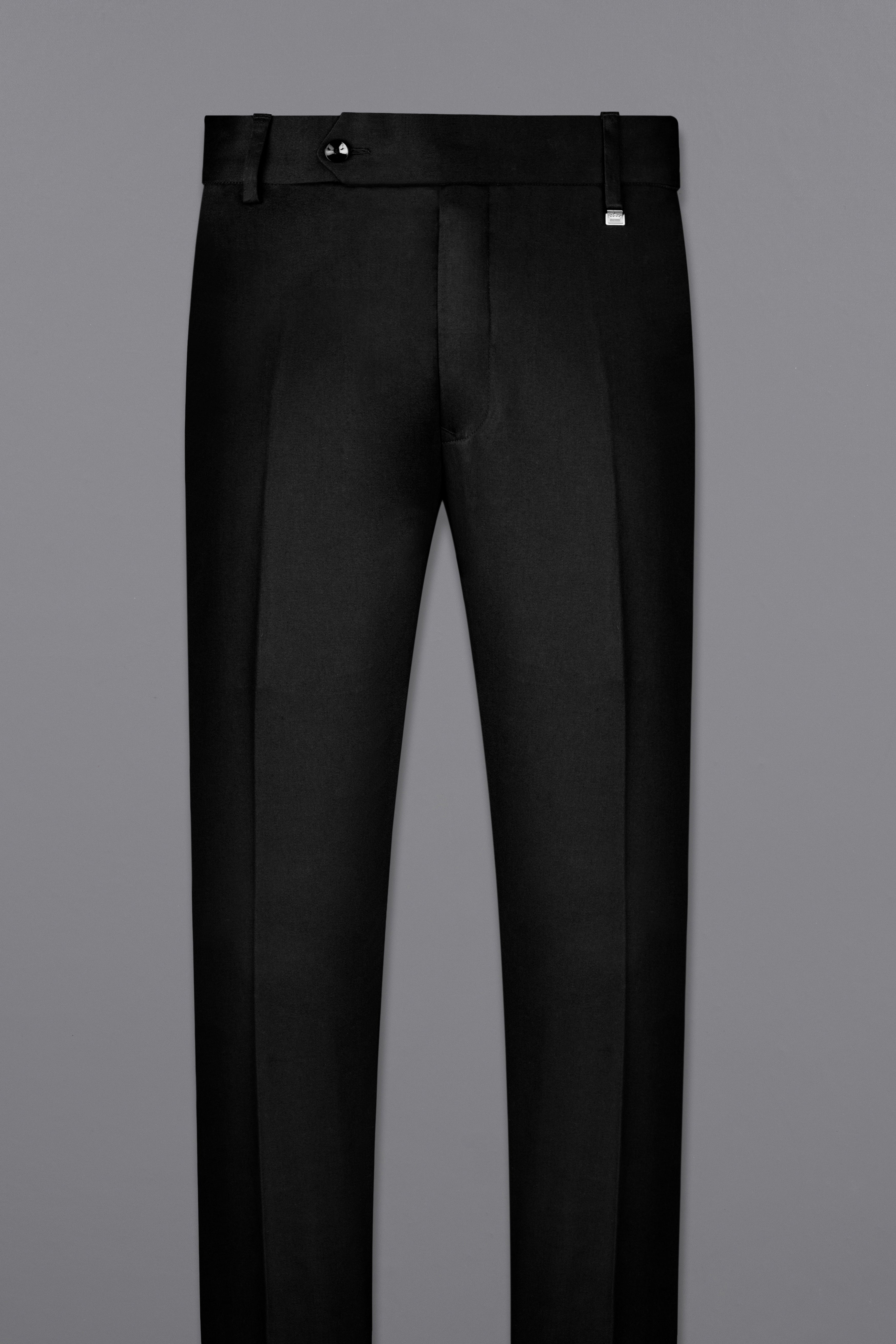 Jade Black Cross Placket Stretchable Premium Cotton Bandhgala traveler Suit