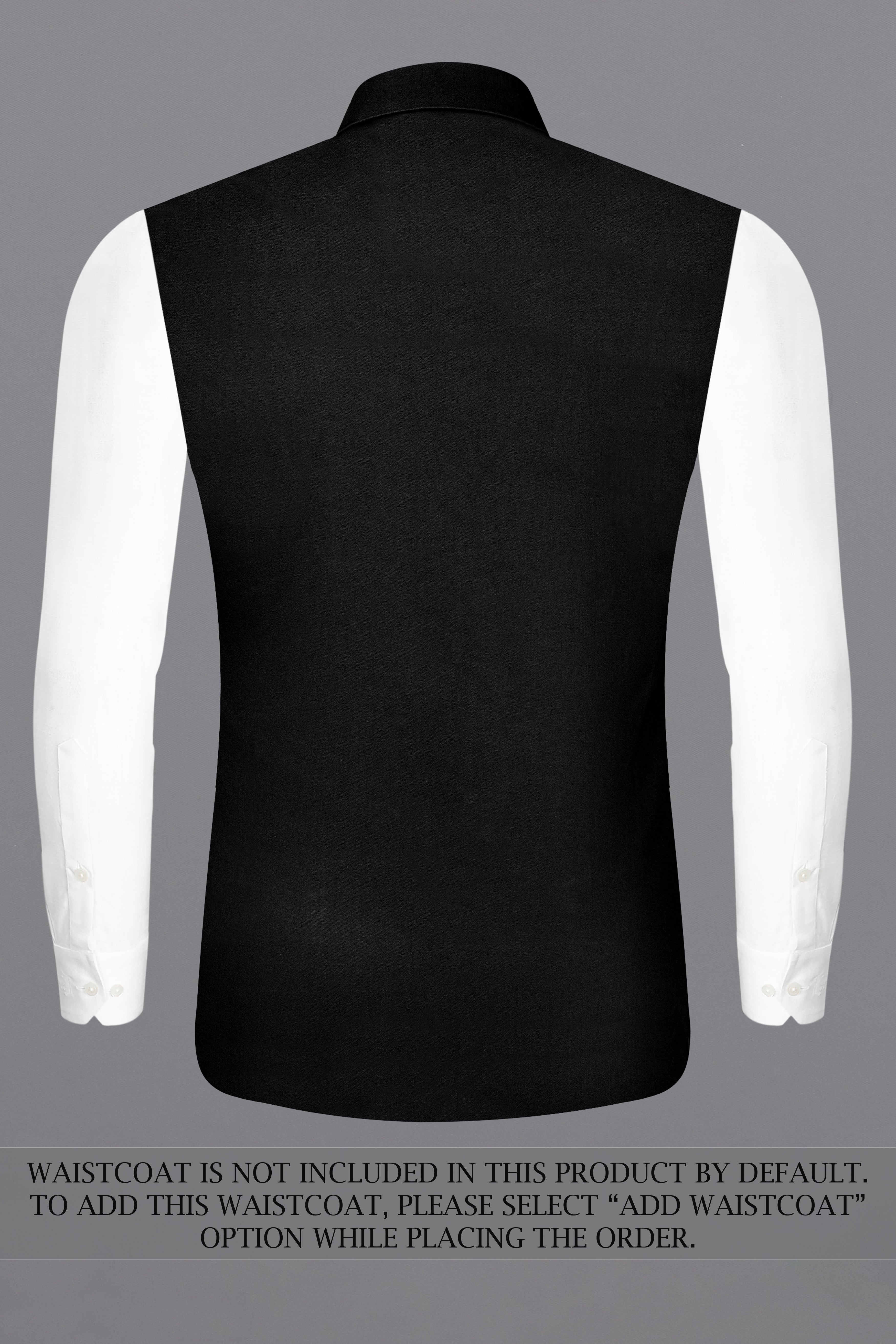 Jade Black Cross Placket Stretchable Premium Cotton Bandhgala traveler Suit