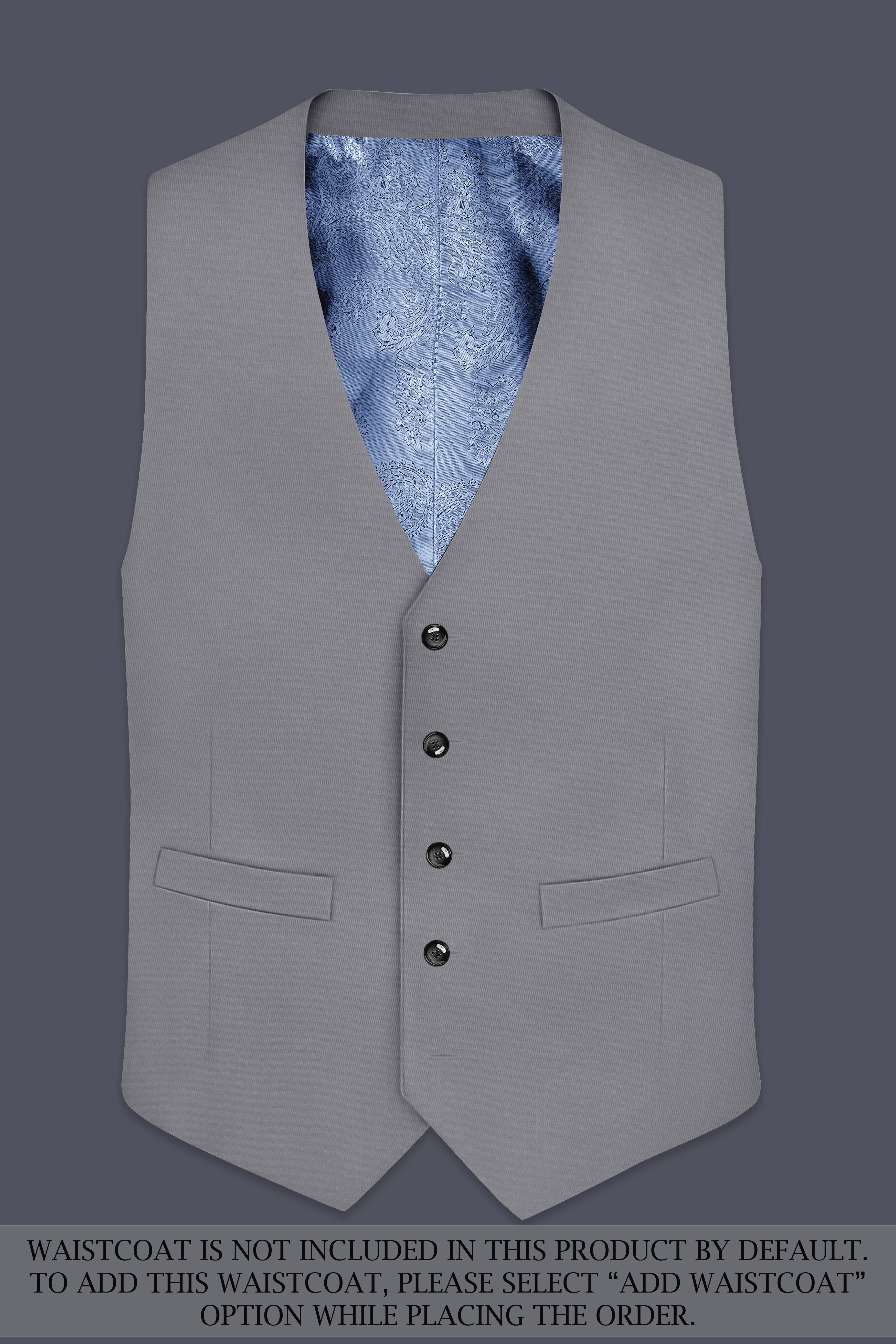 French Gray Premium Cotton Suit