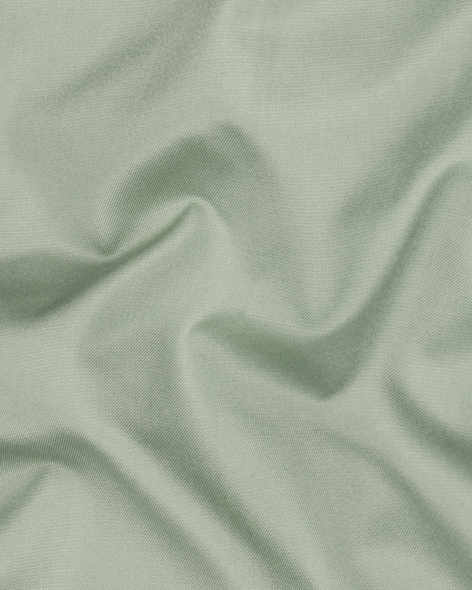 Clay Ash Green Wool Rich Tuxedo Suit