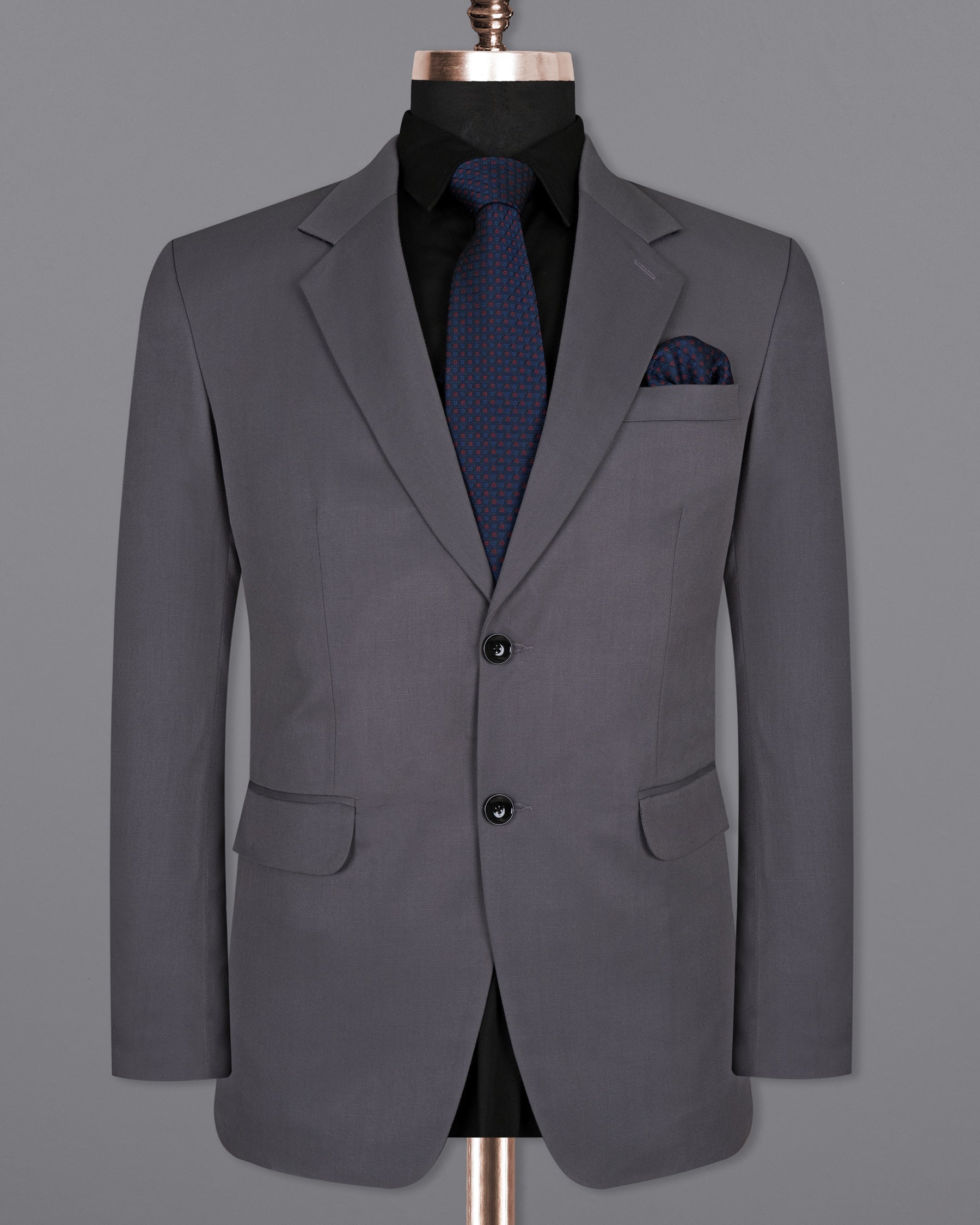 Dolphin Grey Wool Rich Suit