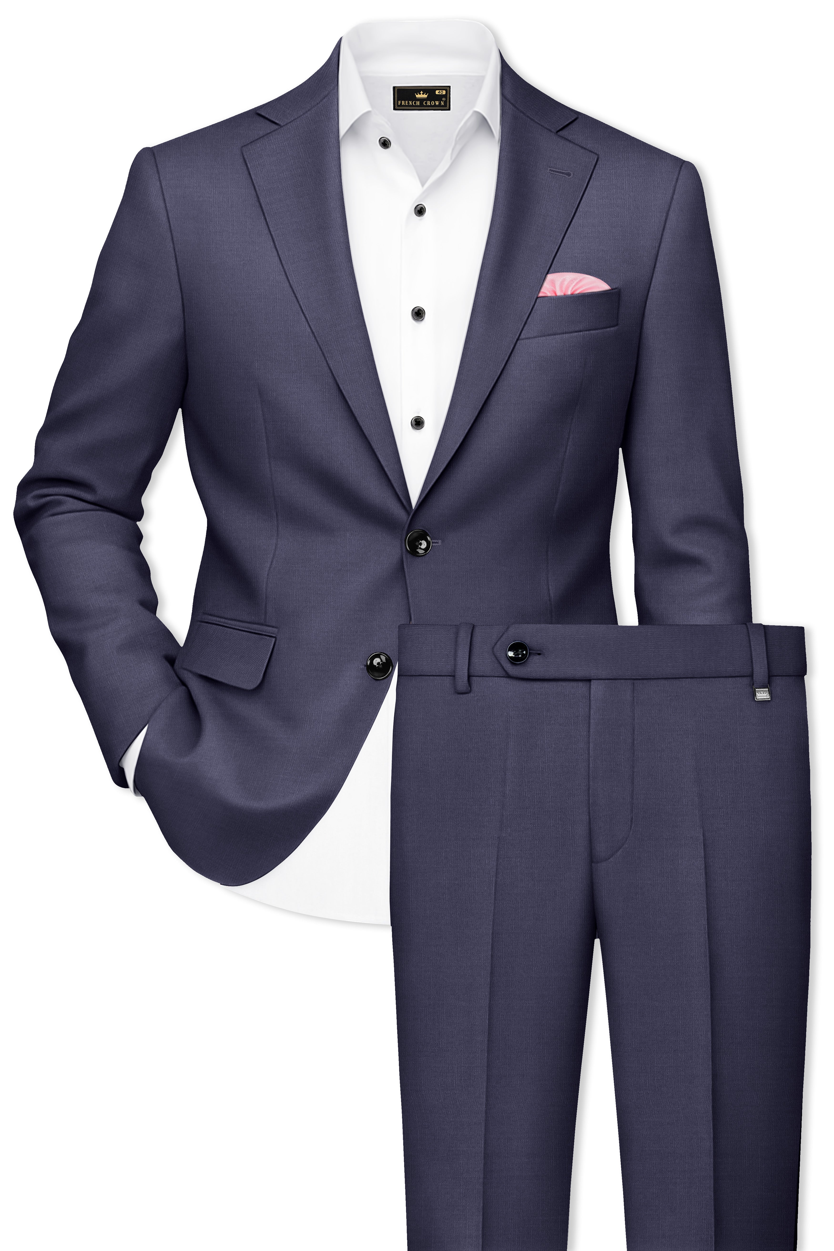 Mulled Grey Wool Rich Suit