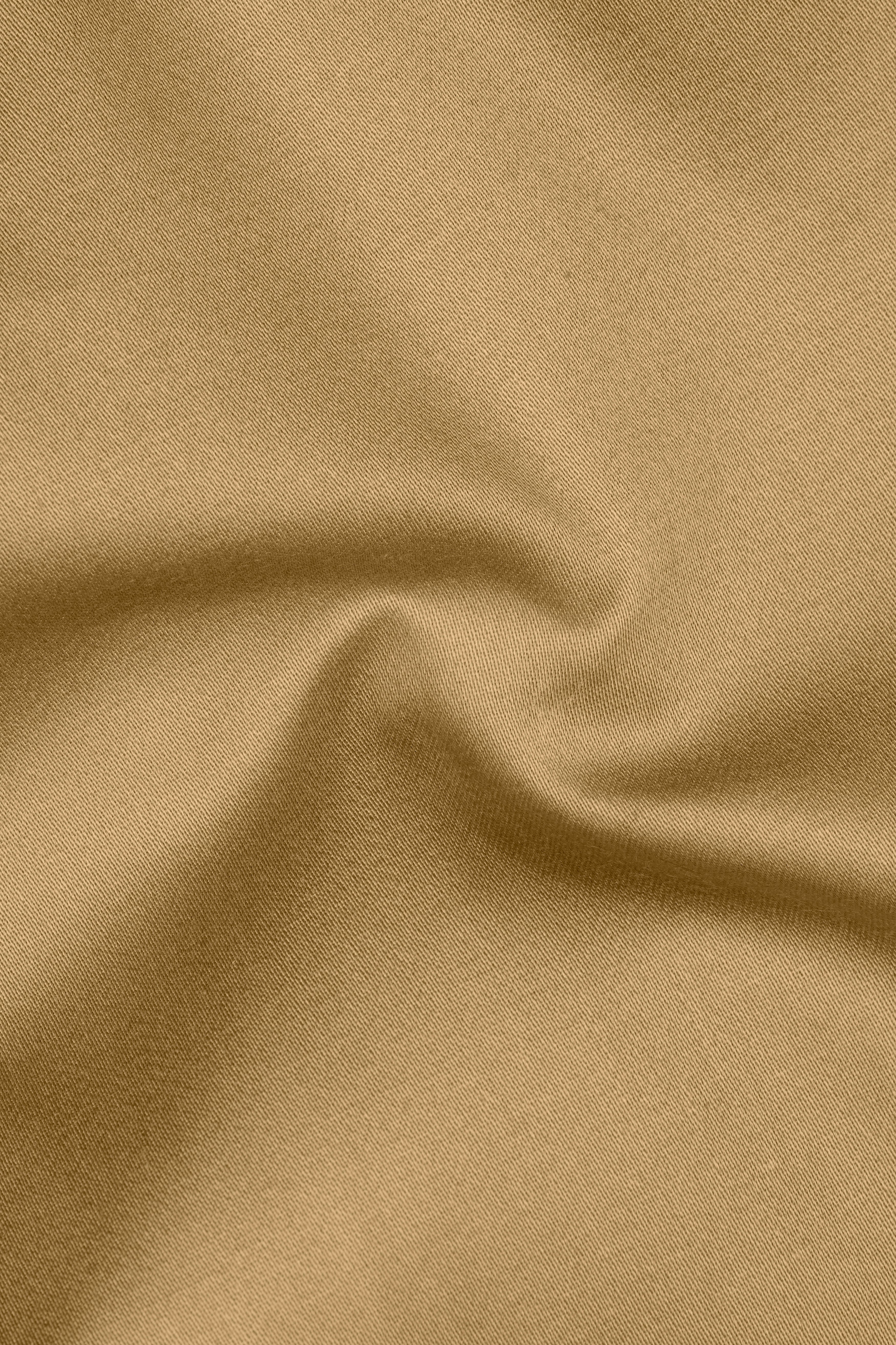 Oak Brown Premium Cotton Tuxedo Suit