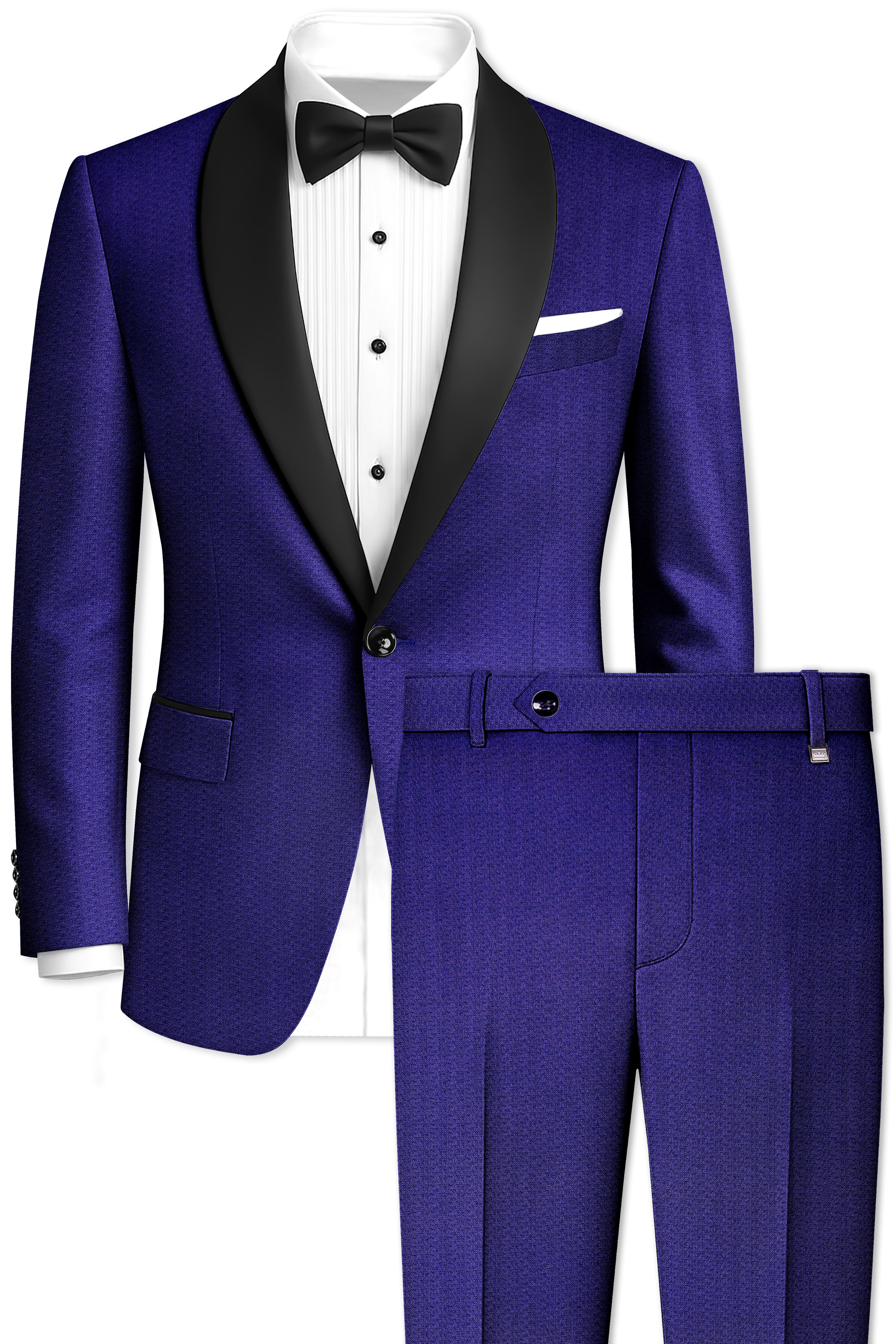 Jacarta Blue Designer Tuxedo Suit