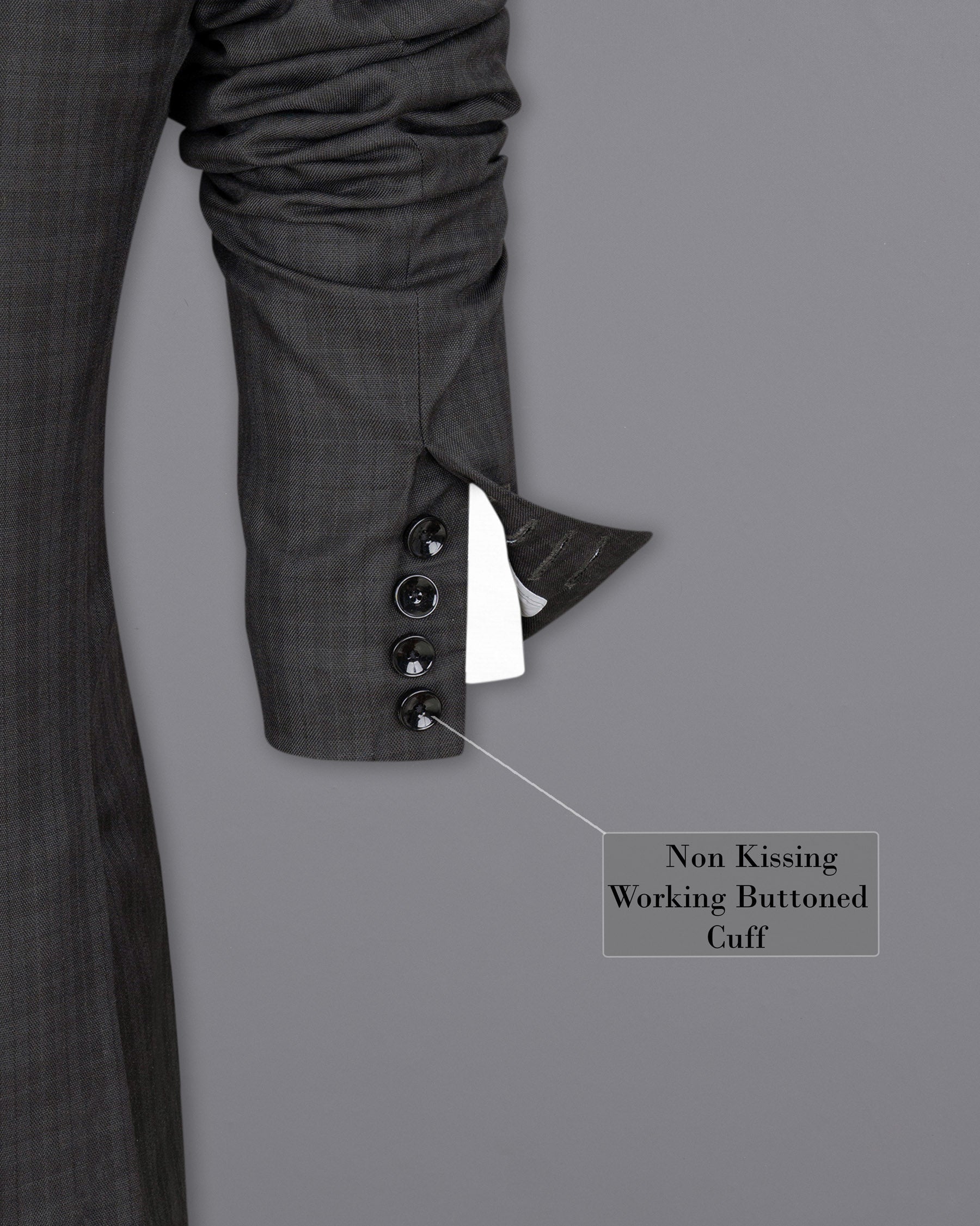 Mine Shaft Gray Plaid Suit