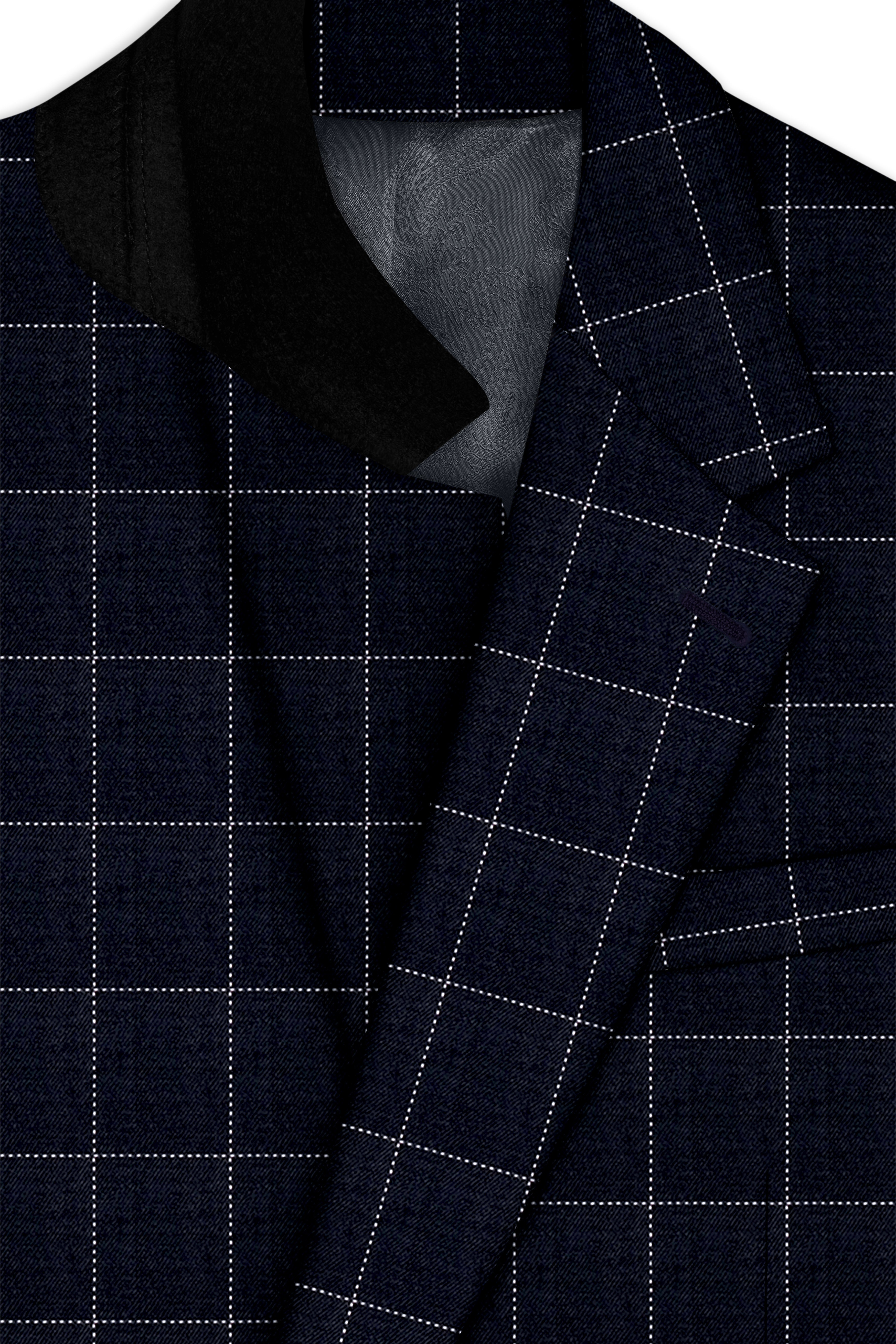 Thunder Blue Windowpane Suit