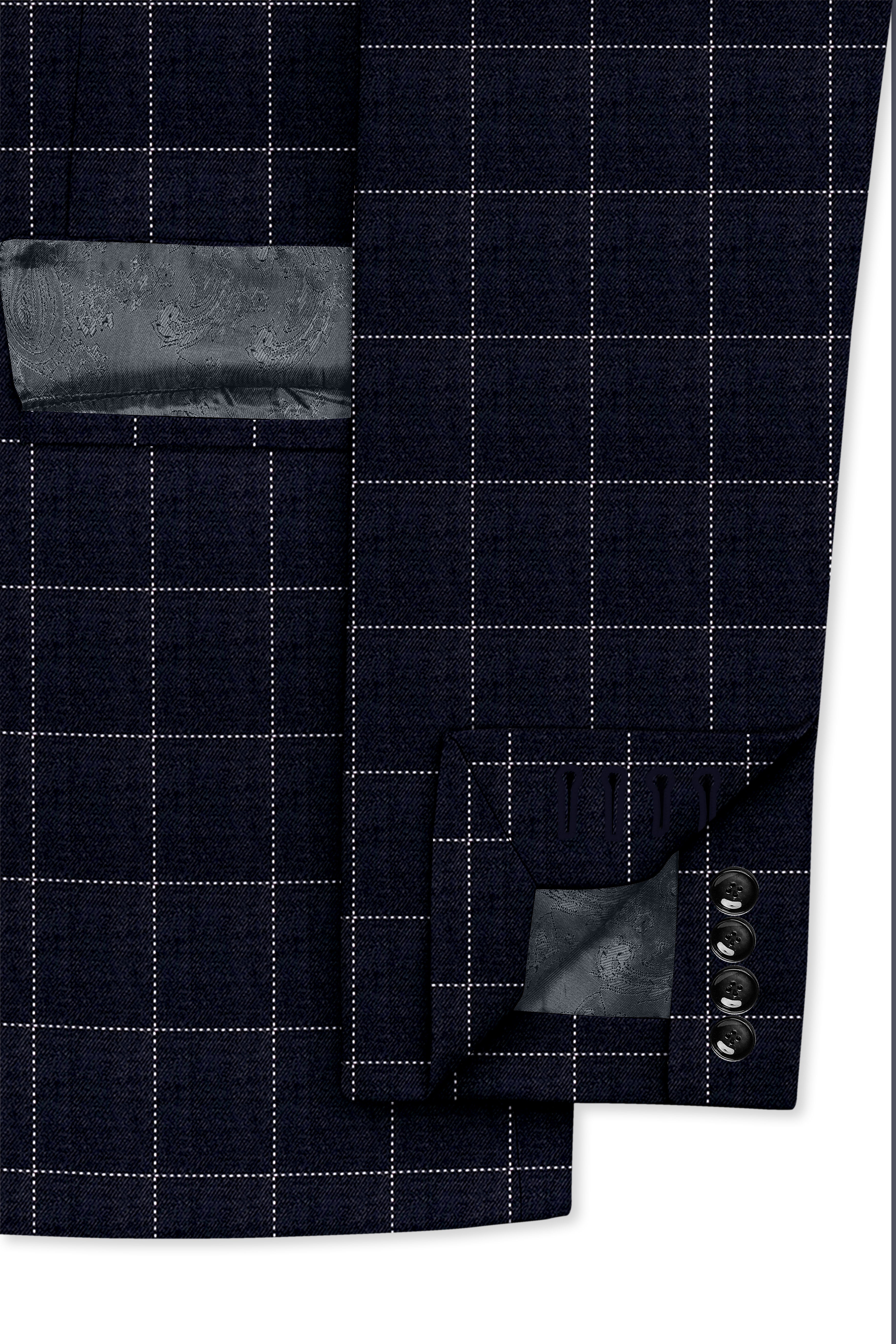 Thunder Blue Windowpane Suit