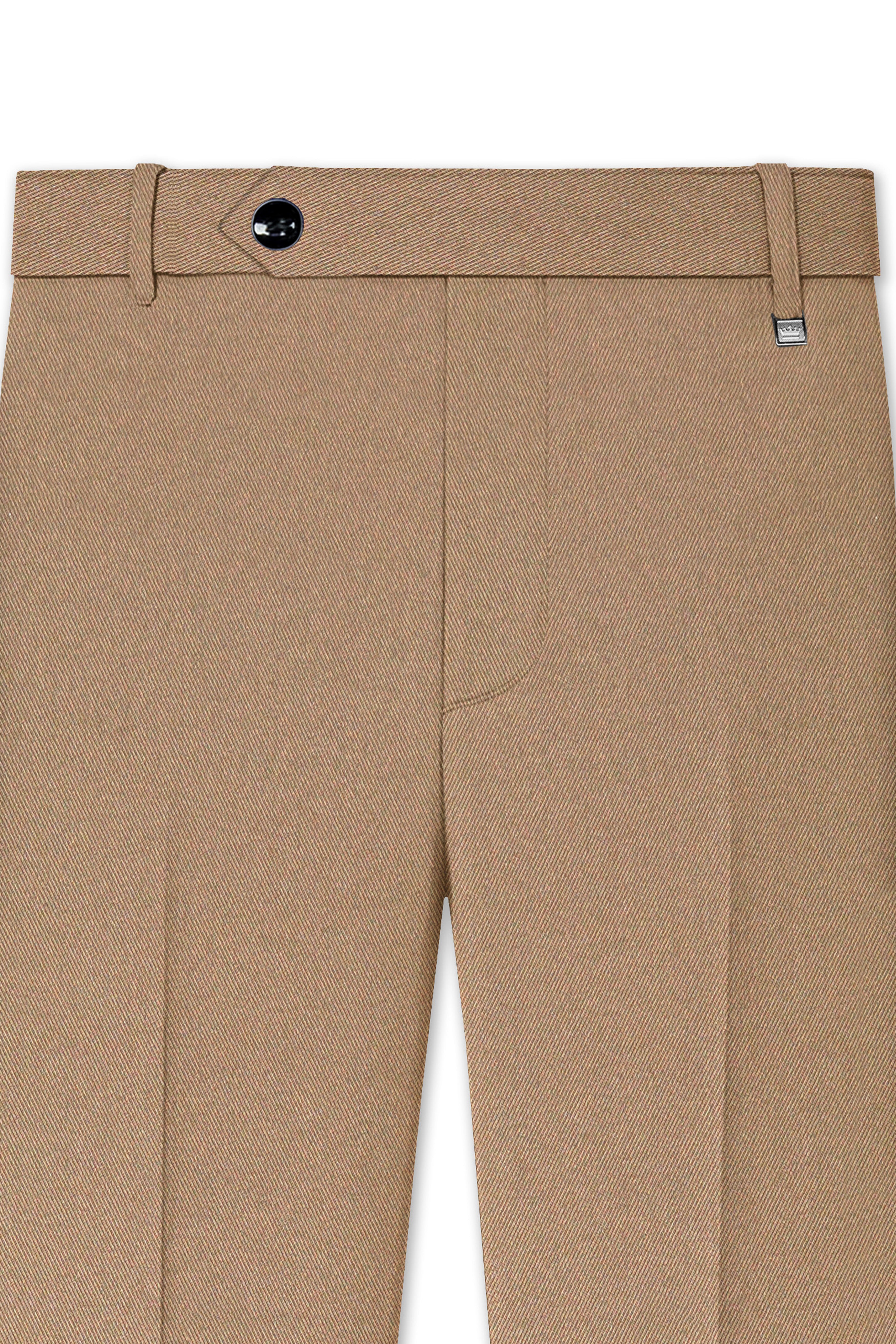 Dark Chestnut Brown Double Breasted Sports Premium Cotton Suit