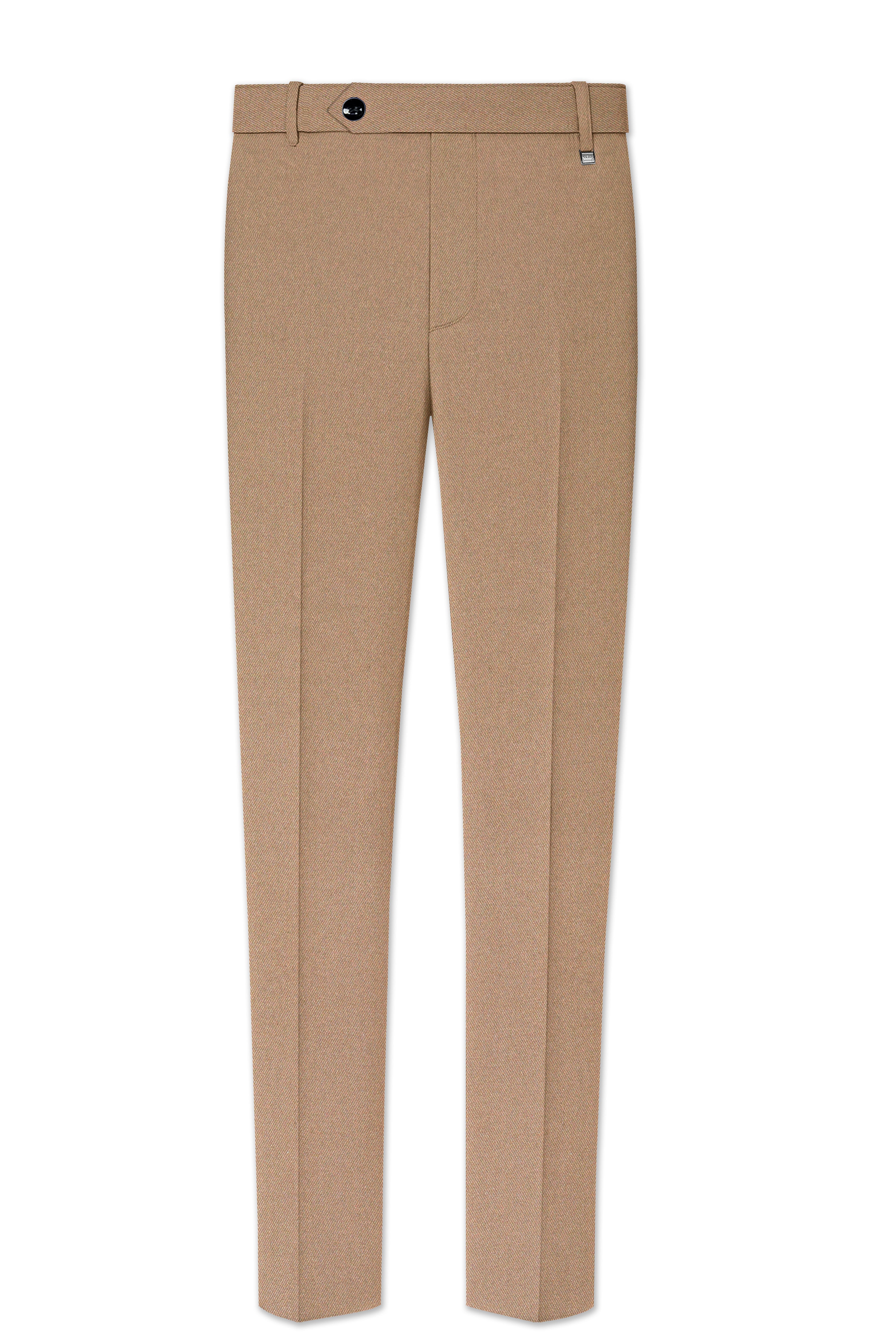 Dark Chestnut Brown Double Breasted Sports Premium Cotton Suit