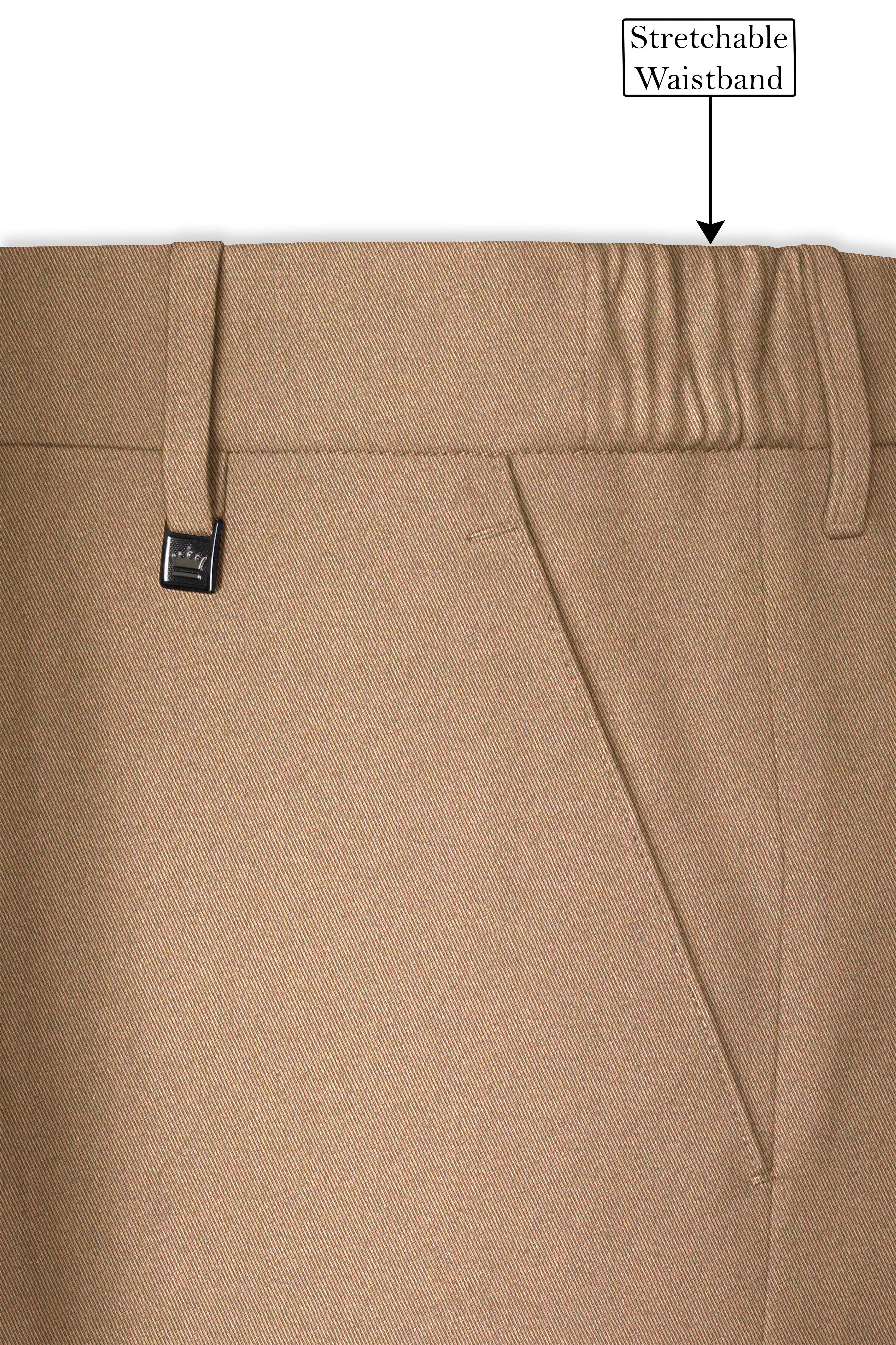 Dark Chestnut Brown Double Breasted Sports Premium Cotton Suit