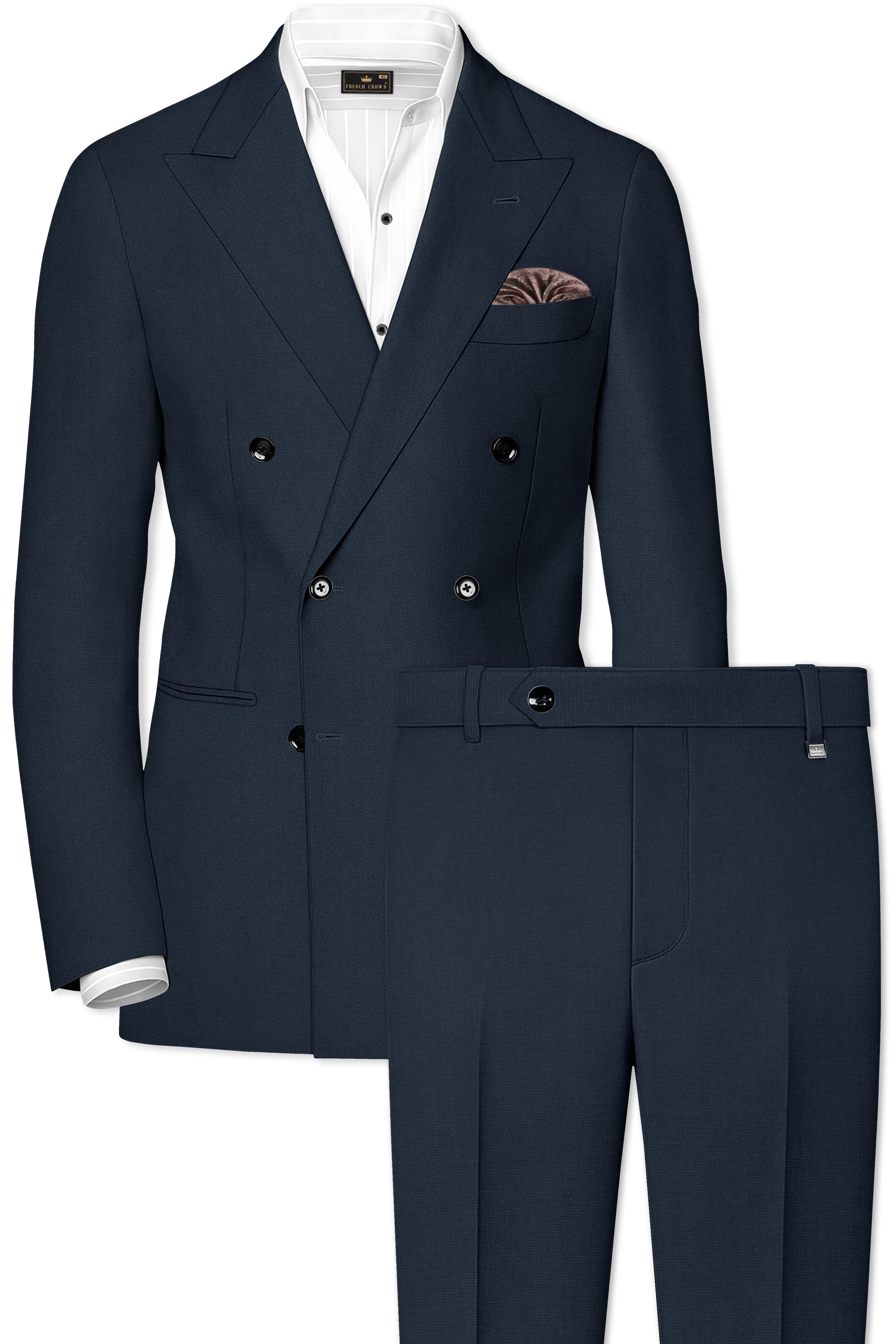 Iridium Grey Double Breasted Suit
