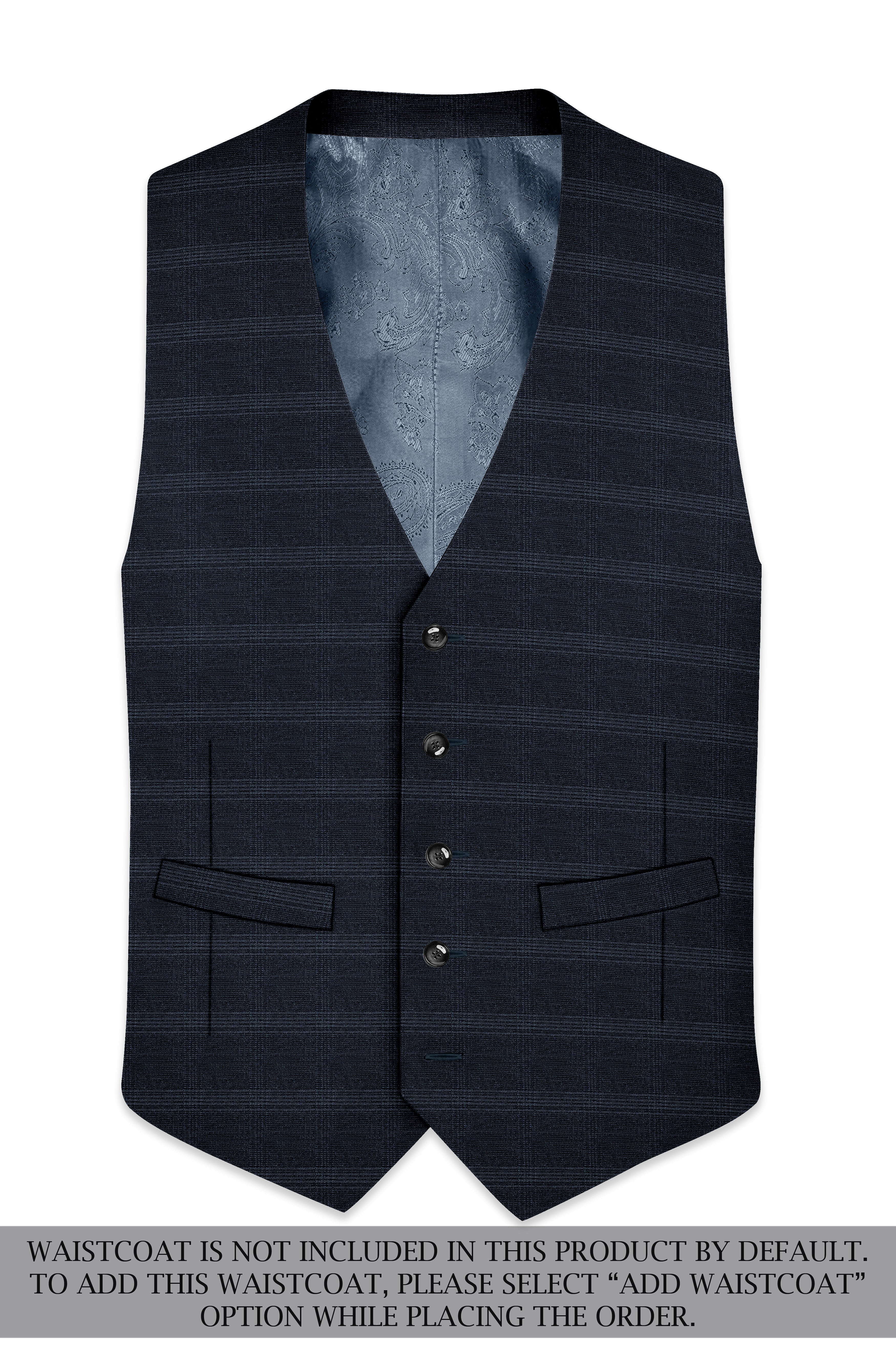 Tuatara Gray Plaid Double Breasted Suit