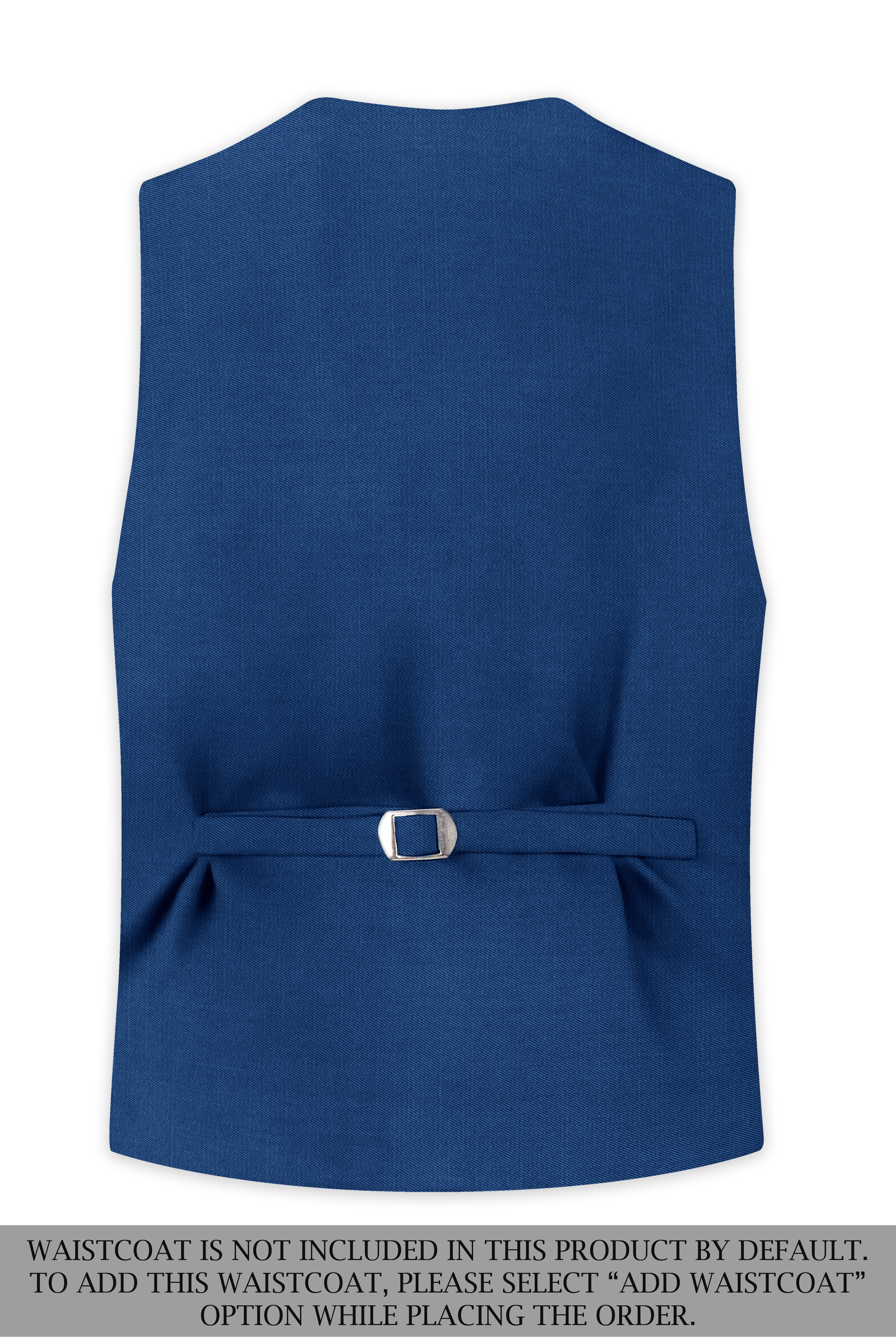 River Bed Blue Single Breasted Suit