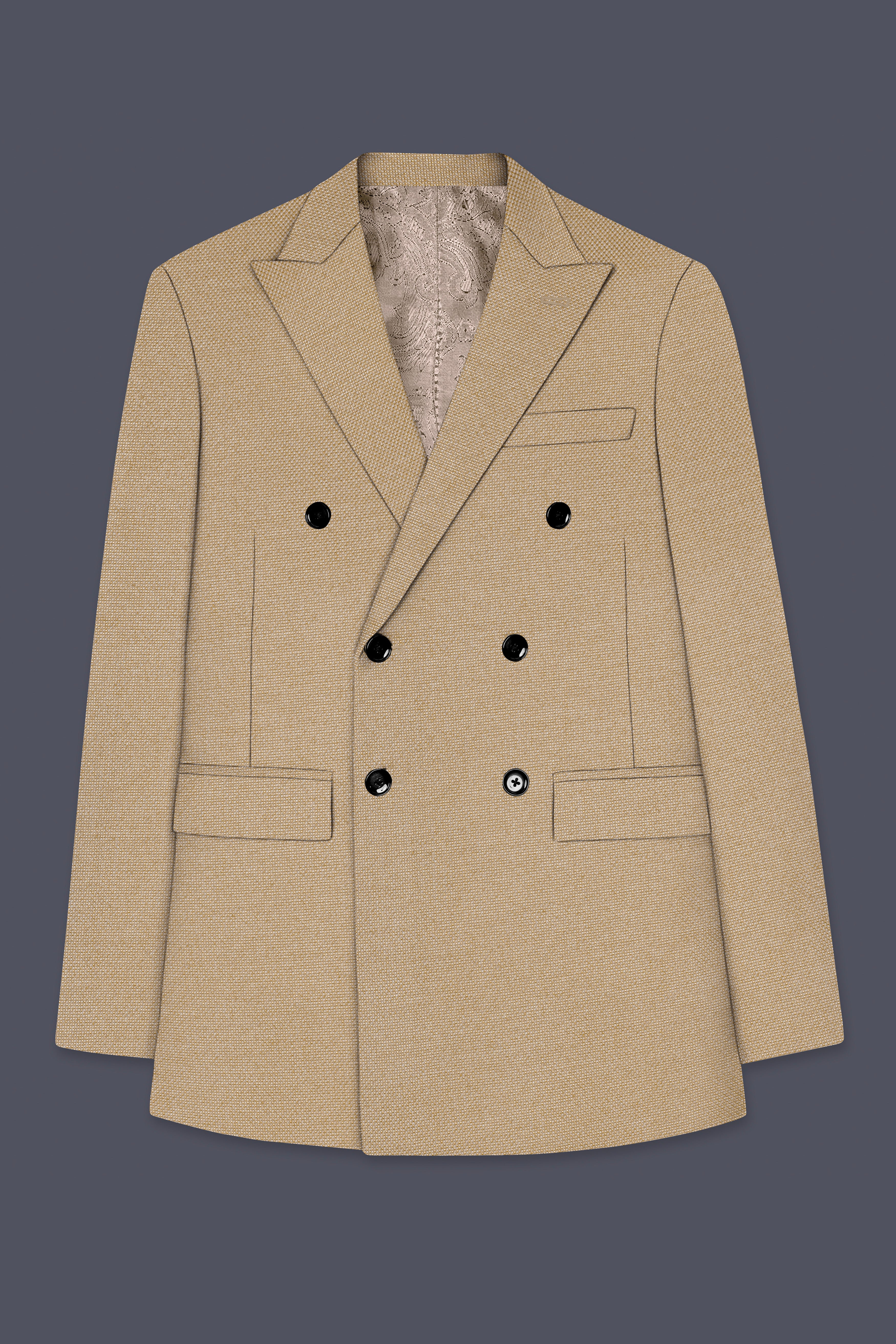 Tallow Brown Double Breasted Suit