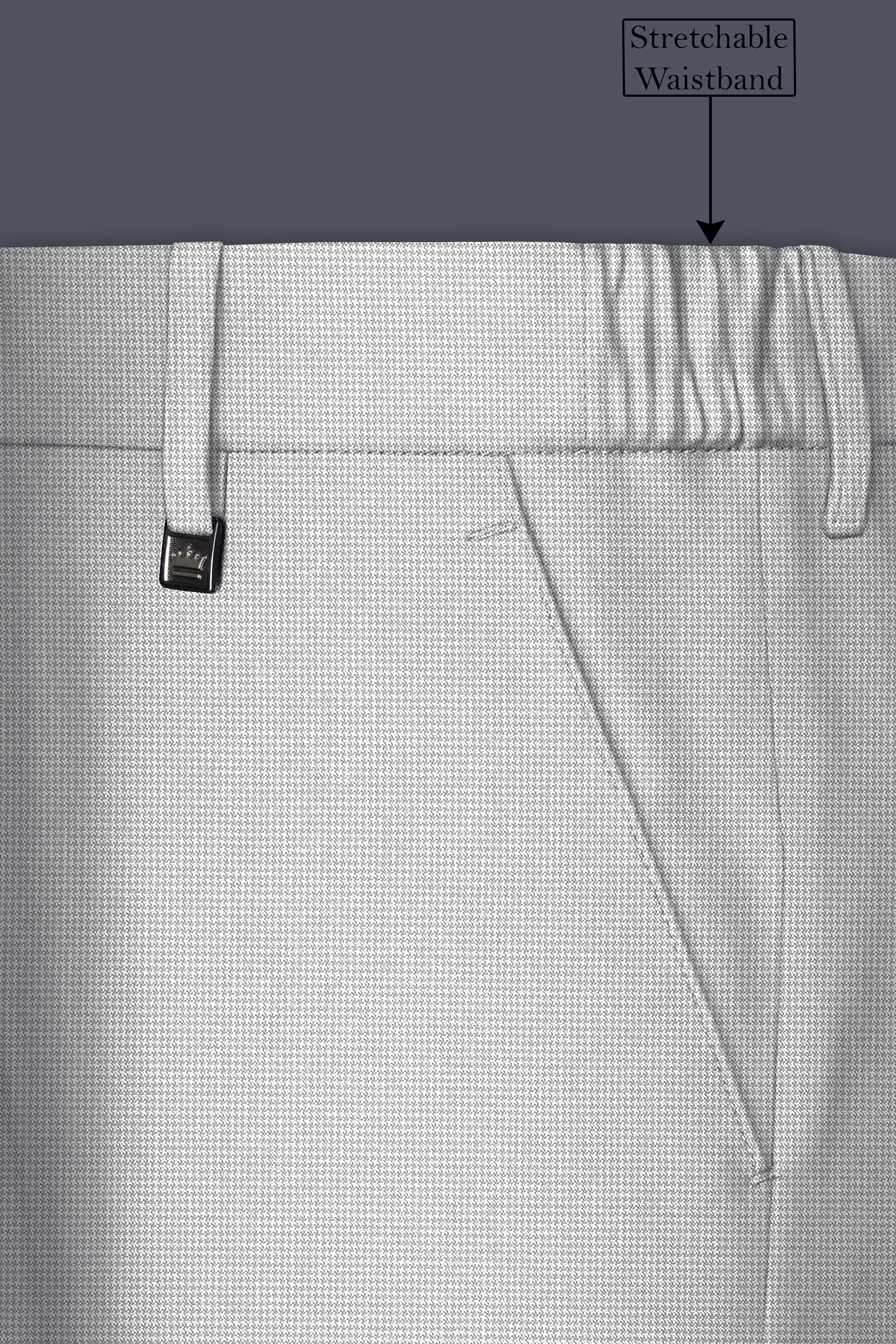 Pale Slate Gray Double Breasted Suit