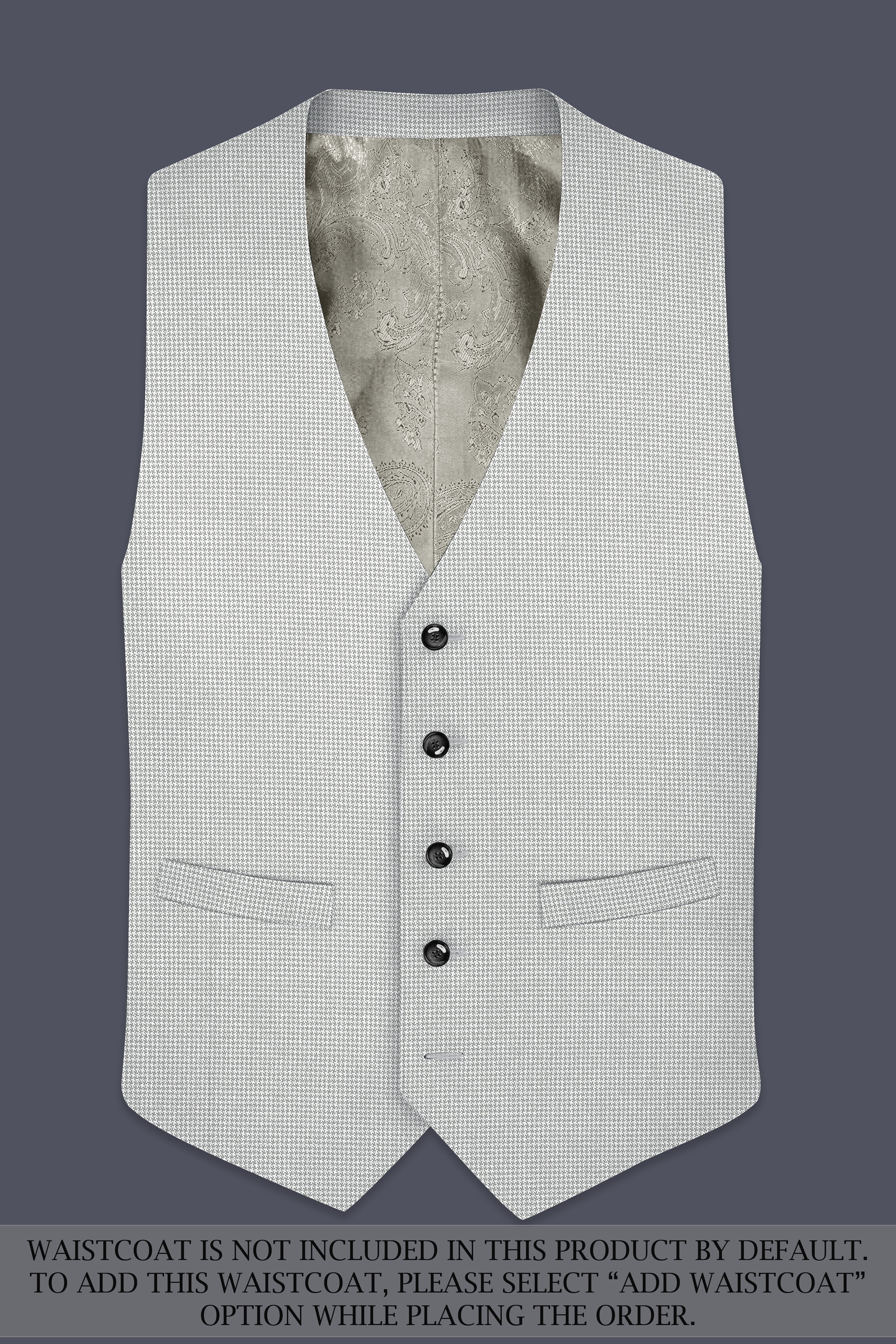 Pale Slate Gray Double Breasted Suit