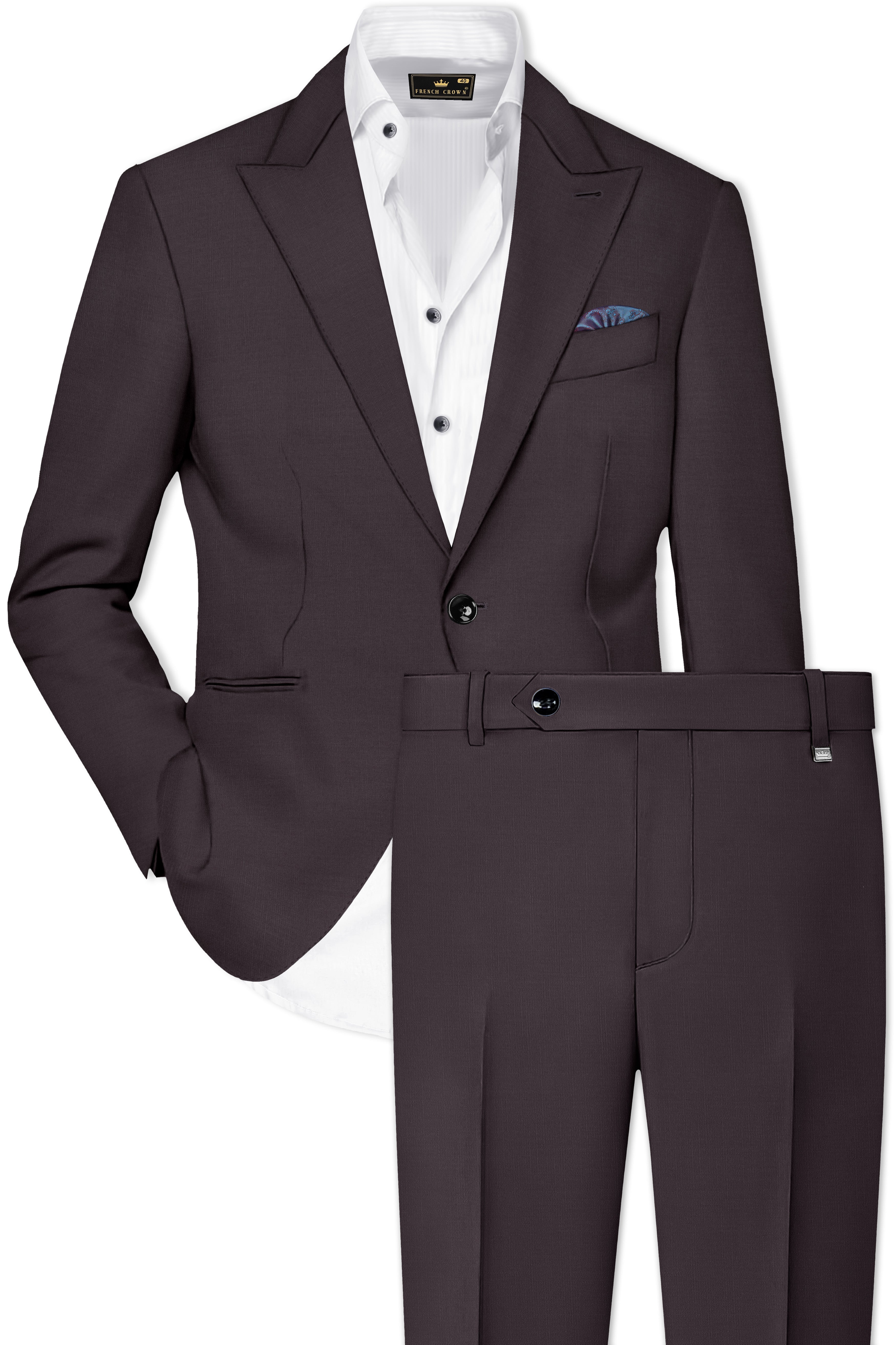 Thunder Steel Gray Single Breasted Suit