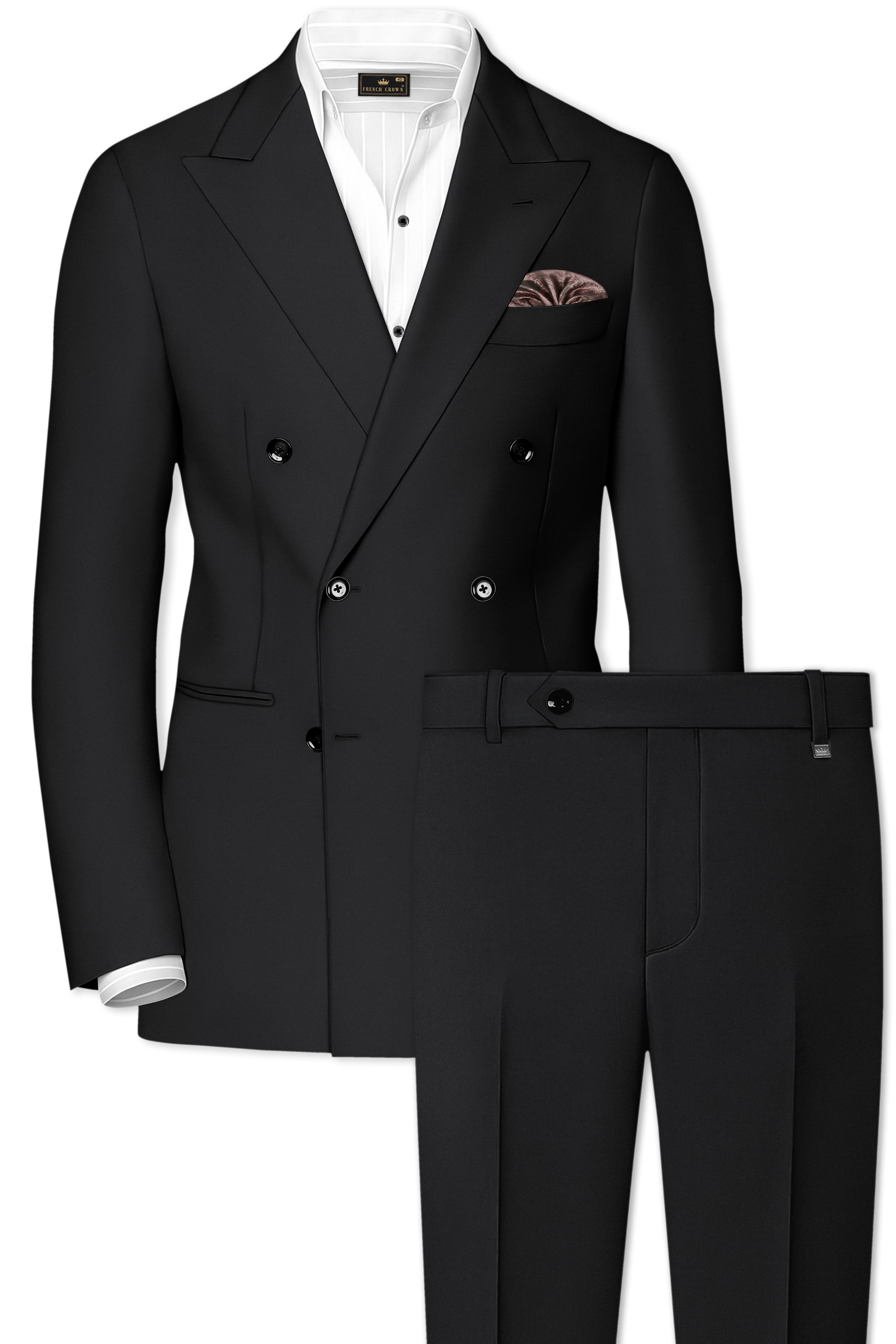 Piano Gray Premium Cotton Suit