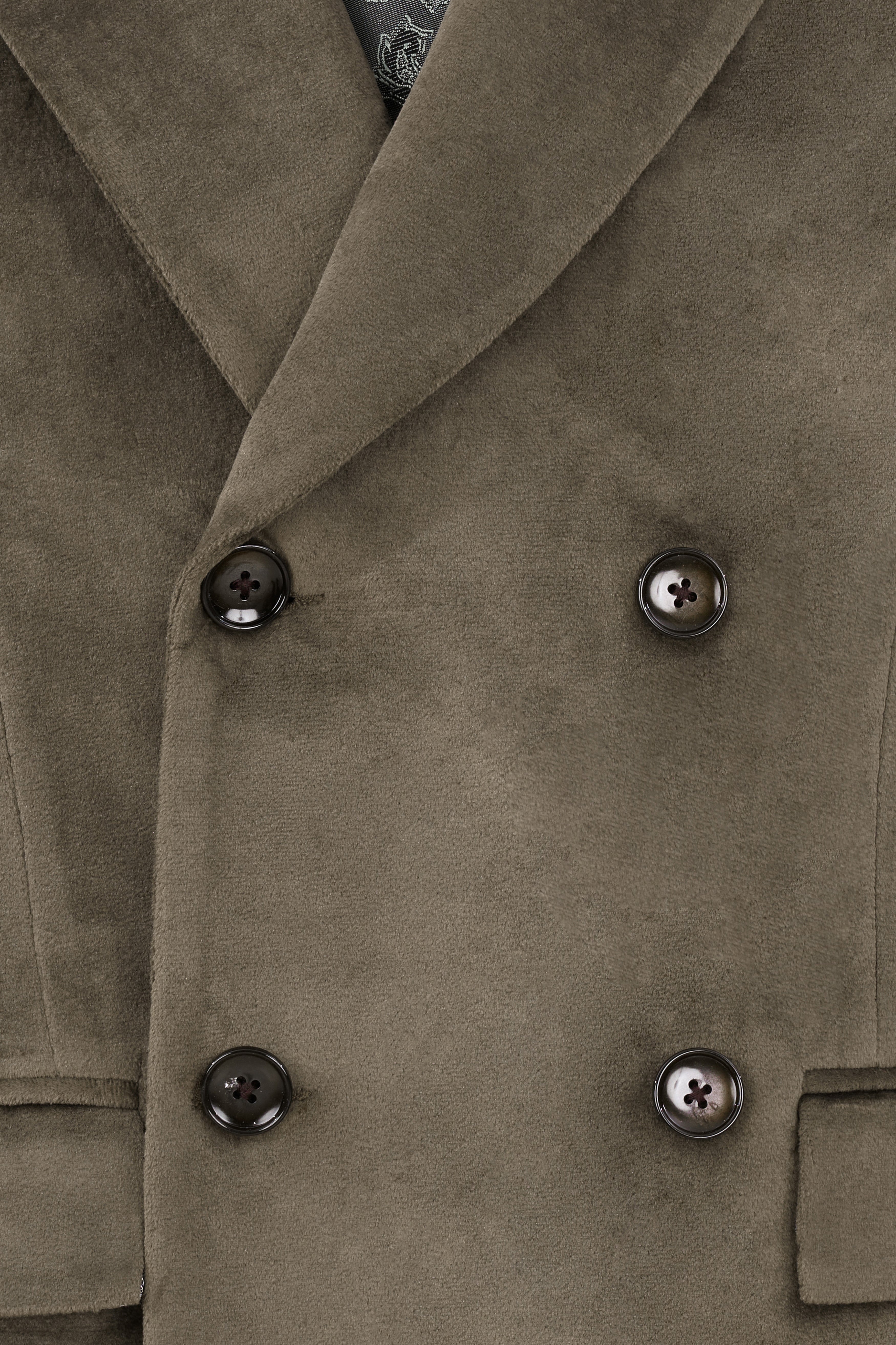 Hemlock Brown Velvet Double-Breasted Designer Suit