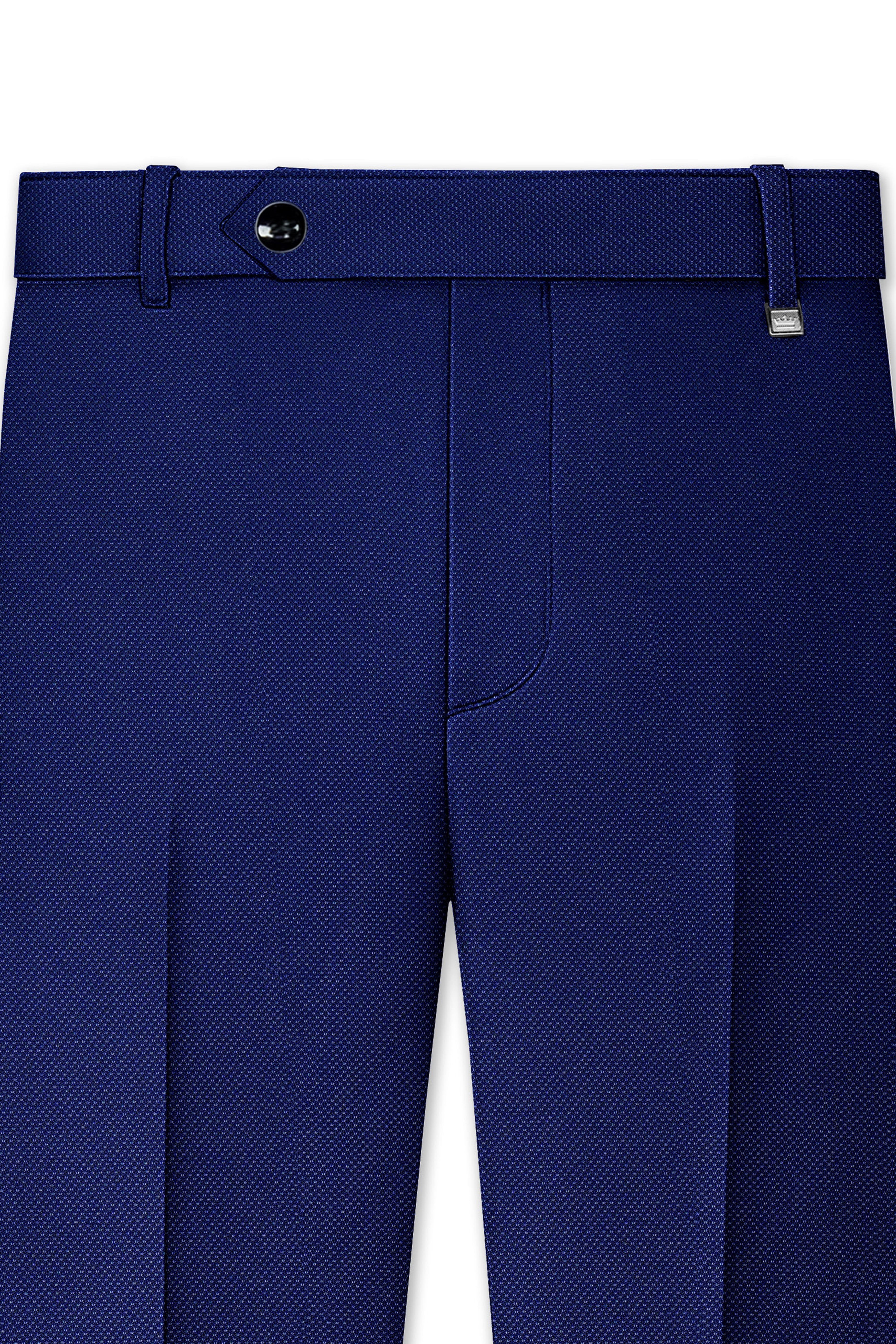 Ebony Clay Blue Single Breasted Suit