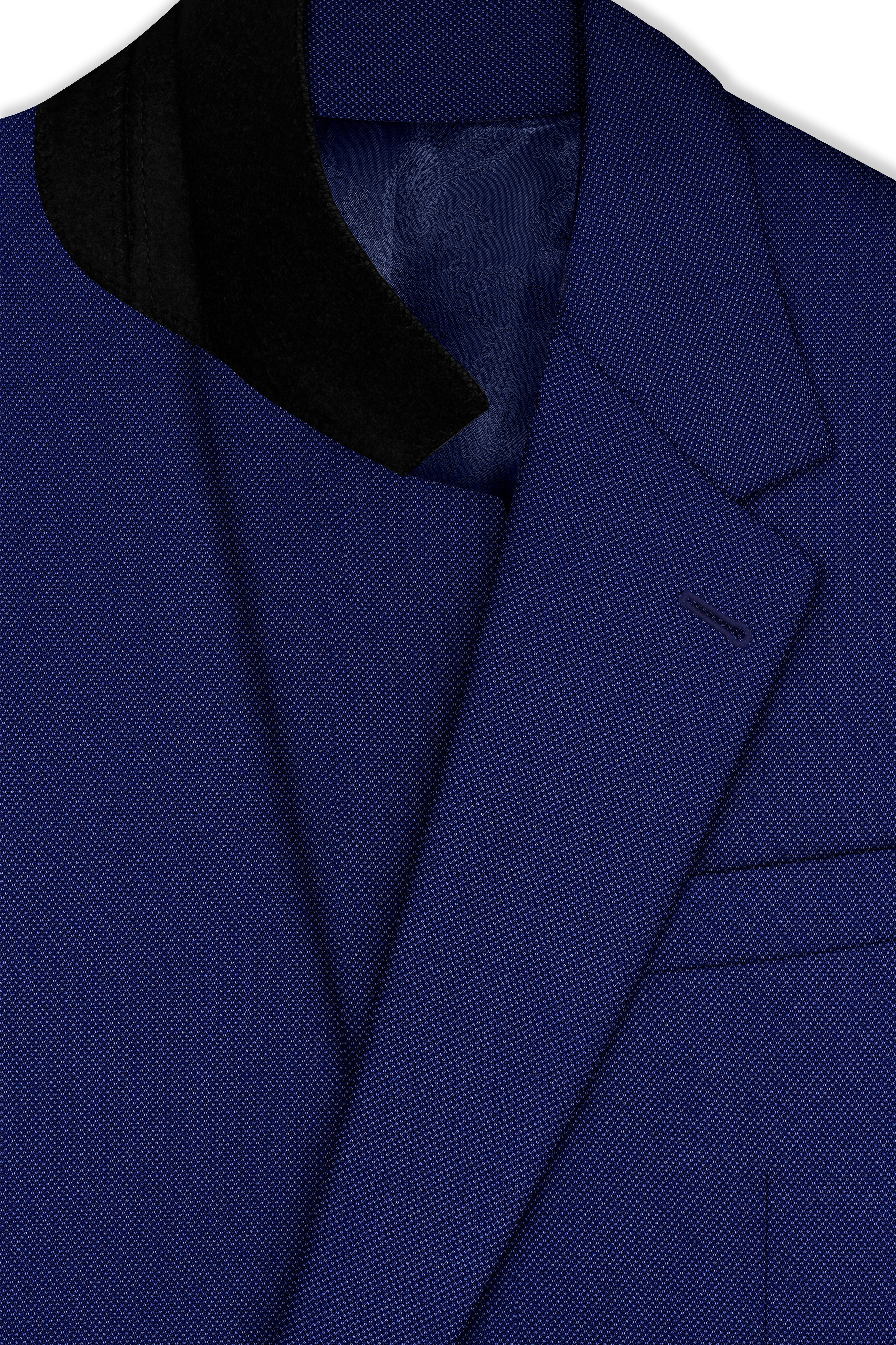 Ebony Clay Blue Single Breasted Suit