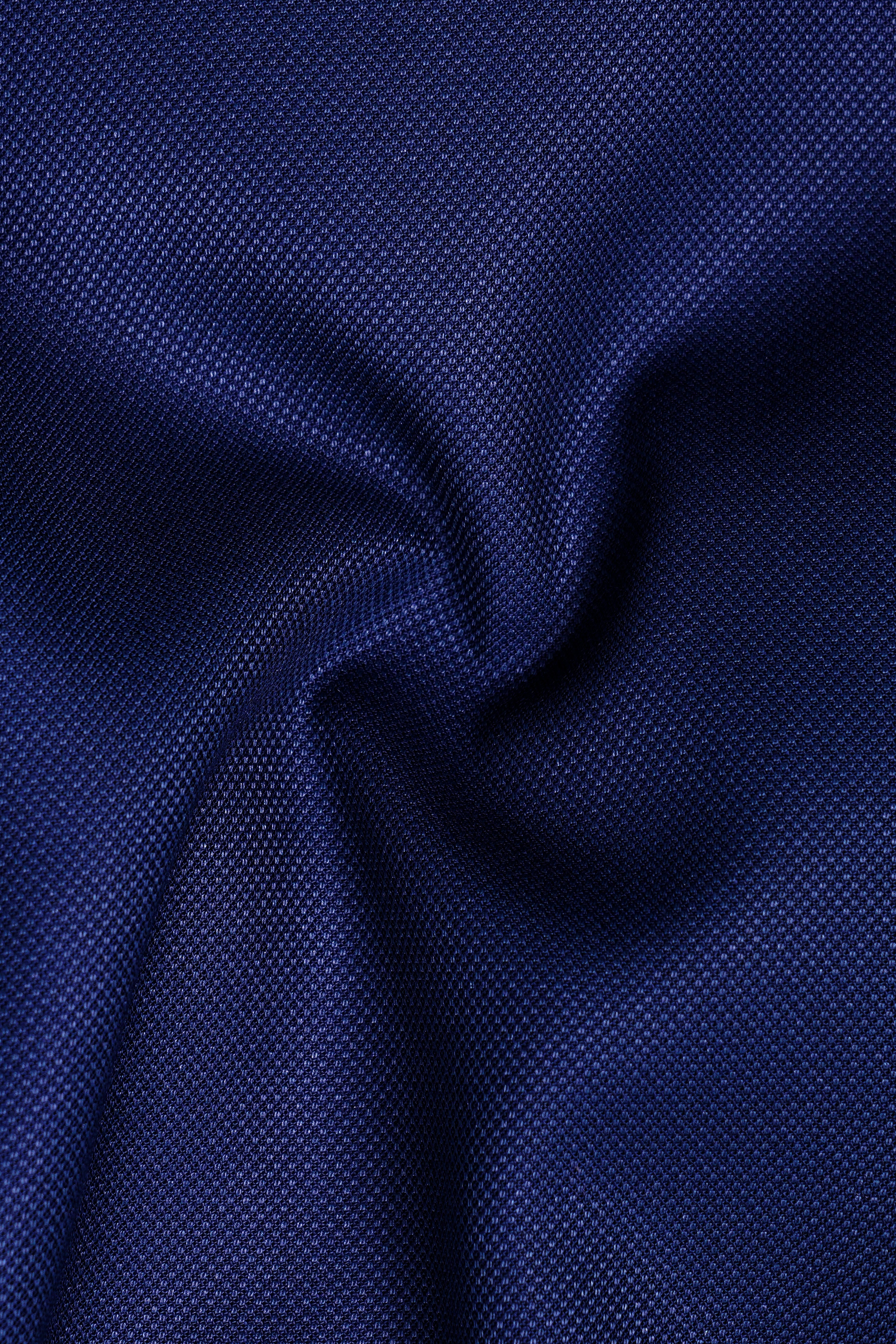 Ebony Clay Blue Double Breasted Suit