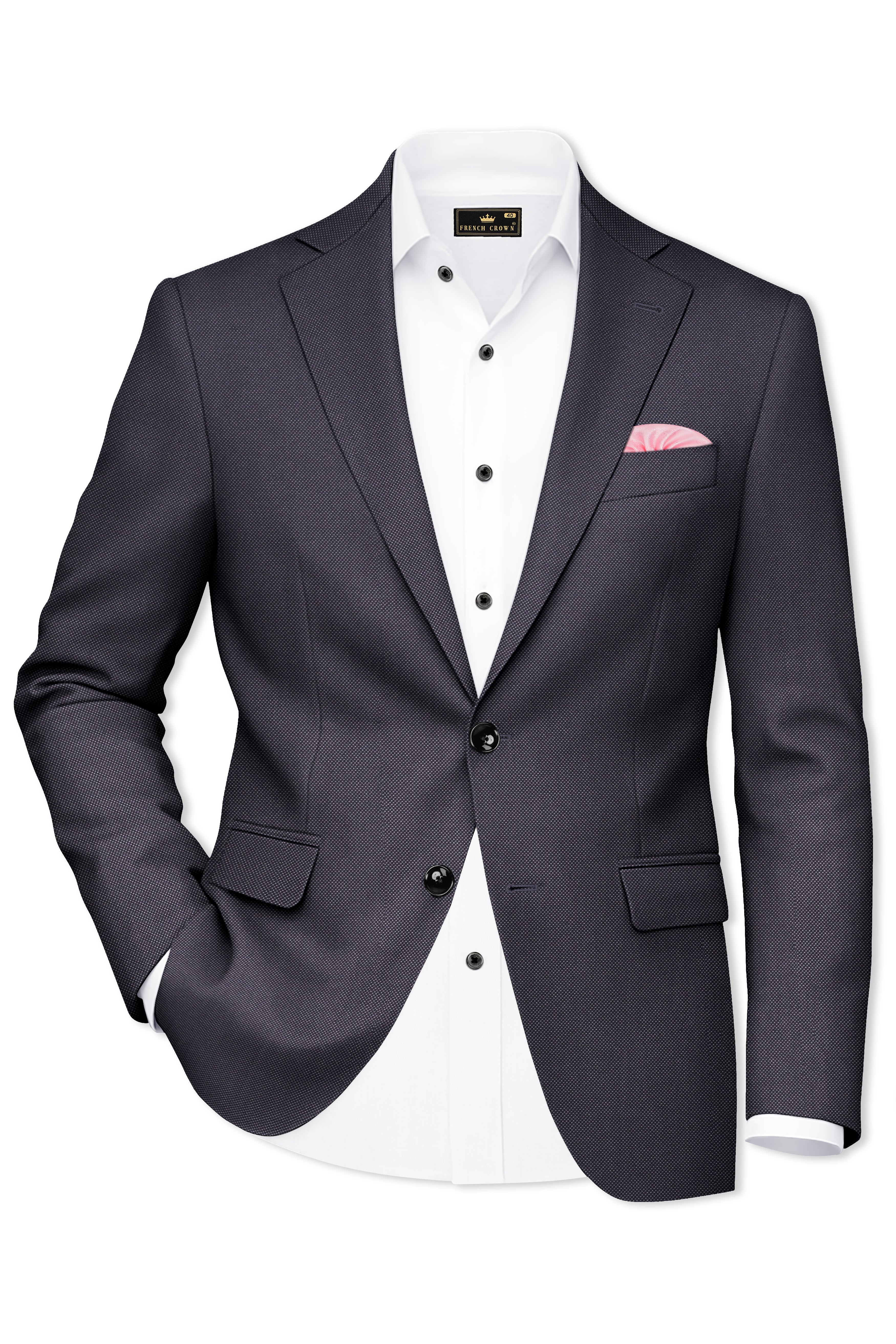 Fuscous Grey Single Breasted Suit