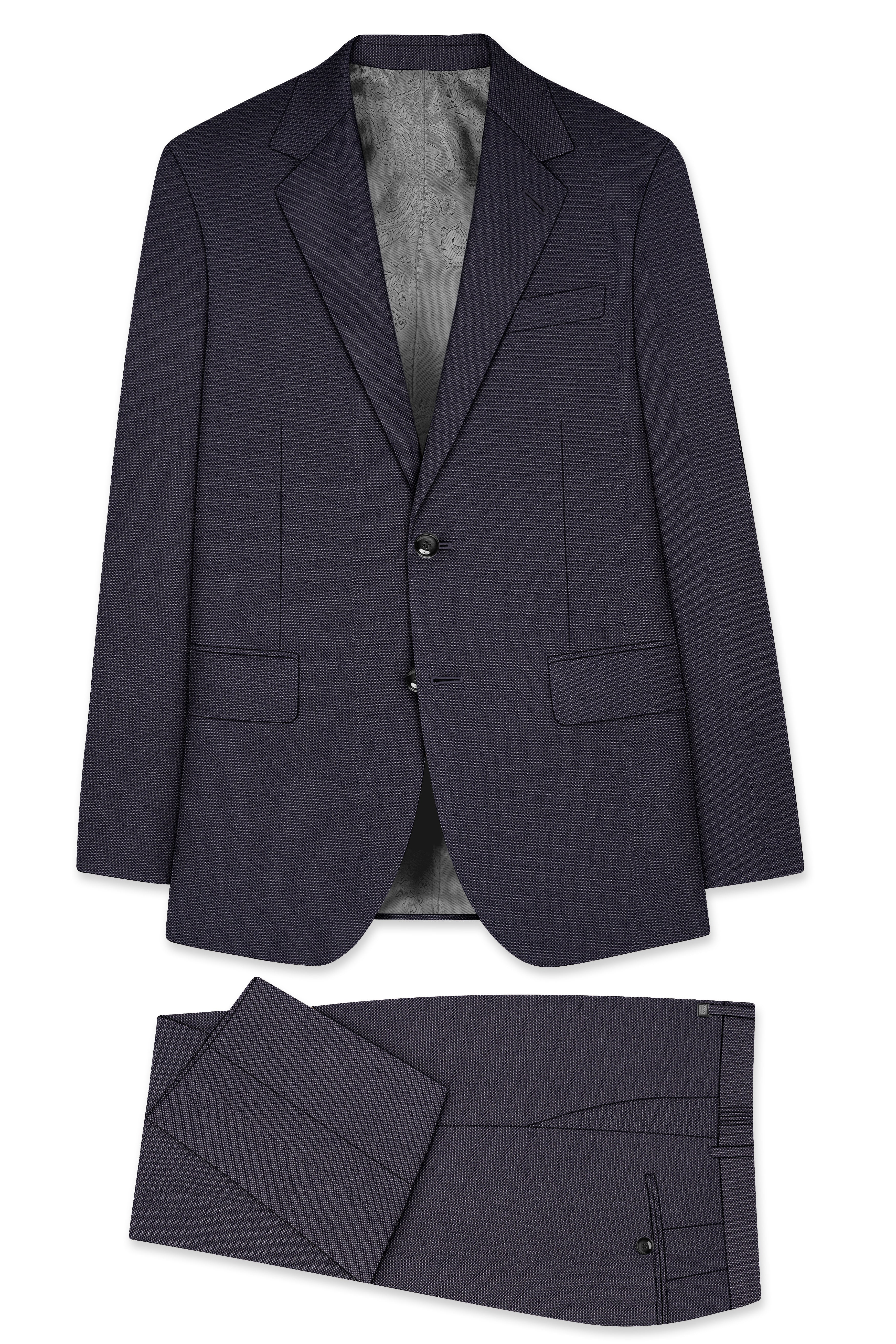 Fuscous Grey Single Breasted Suit