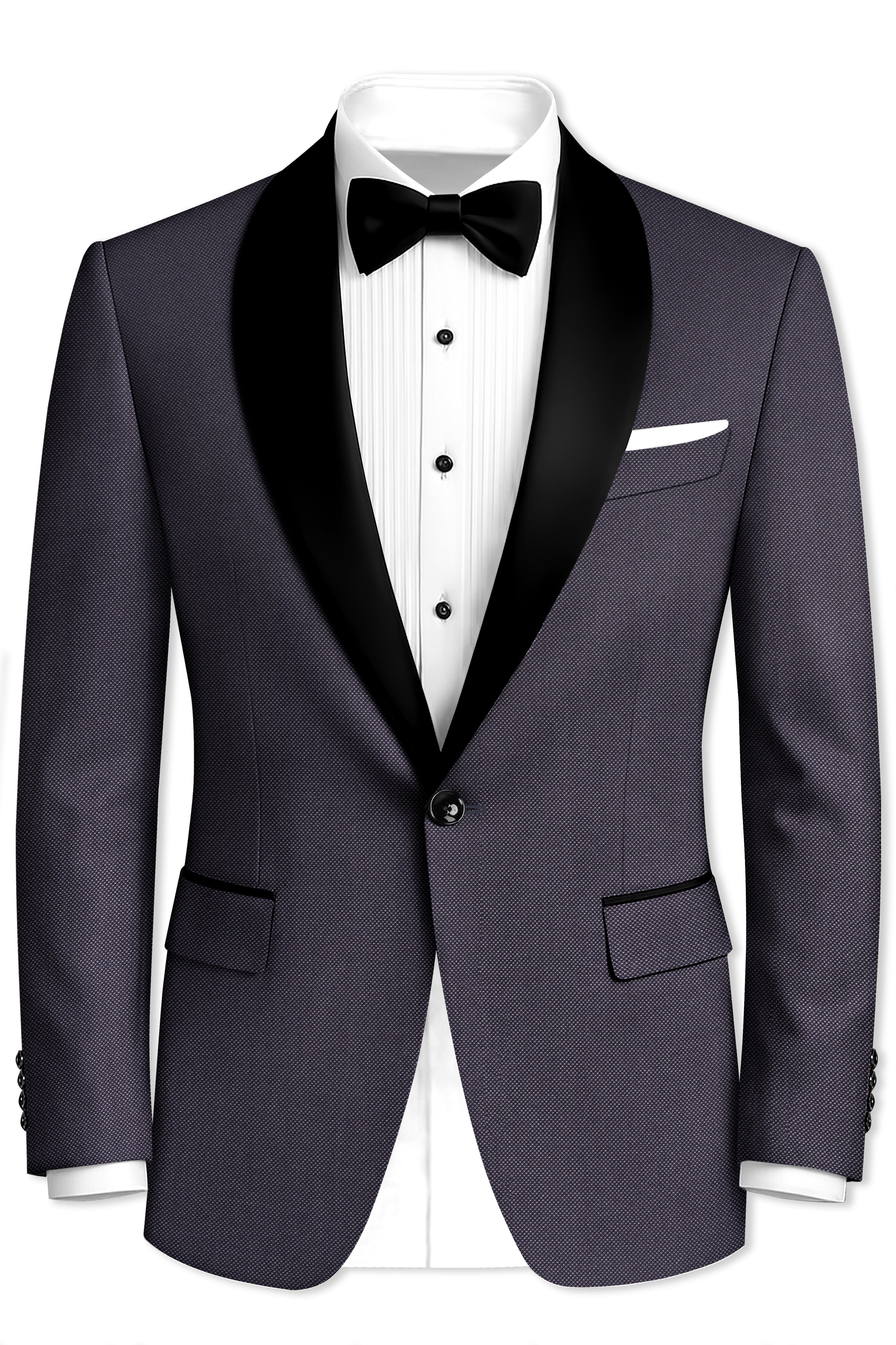 Fuscous Grey Tuxedo Suit