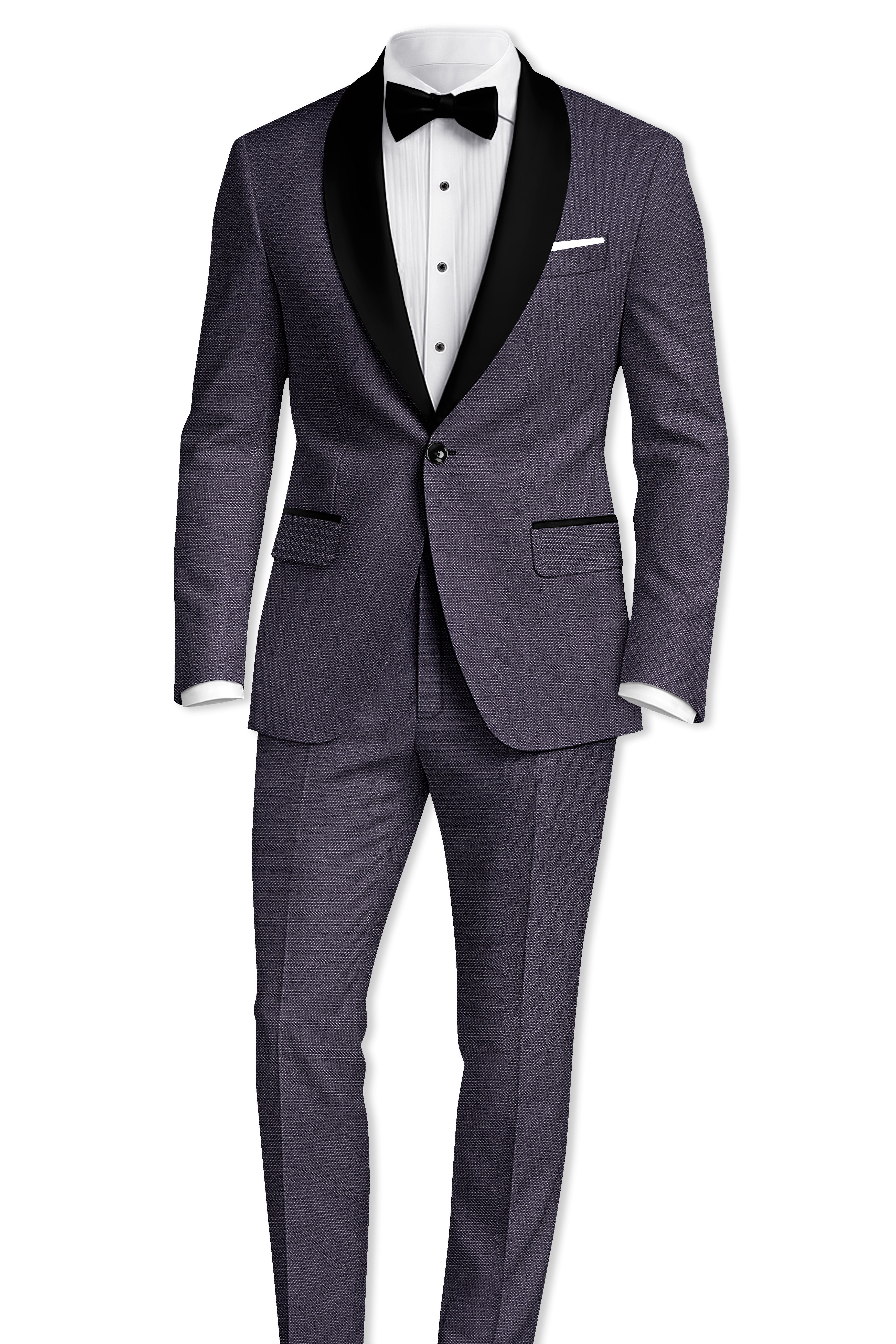 Fuscous Grey Tuxedo Suit