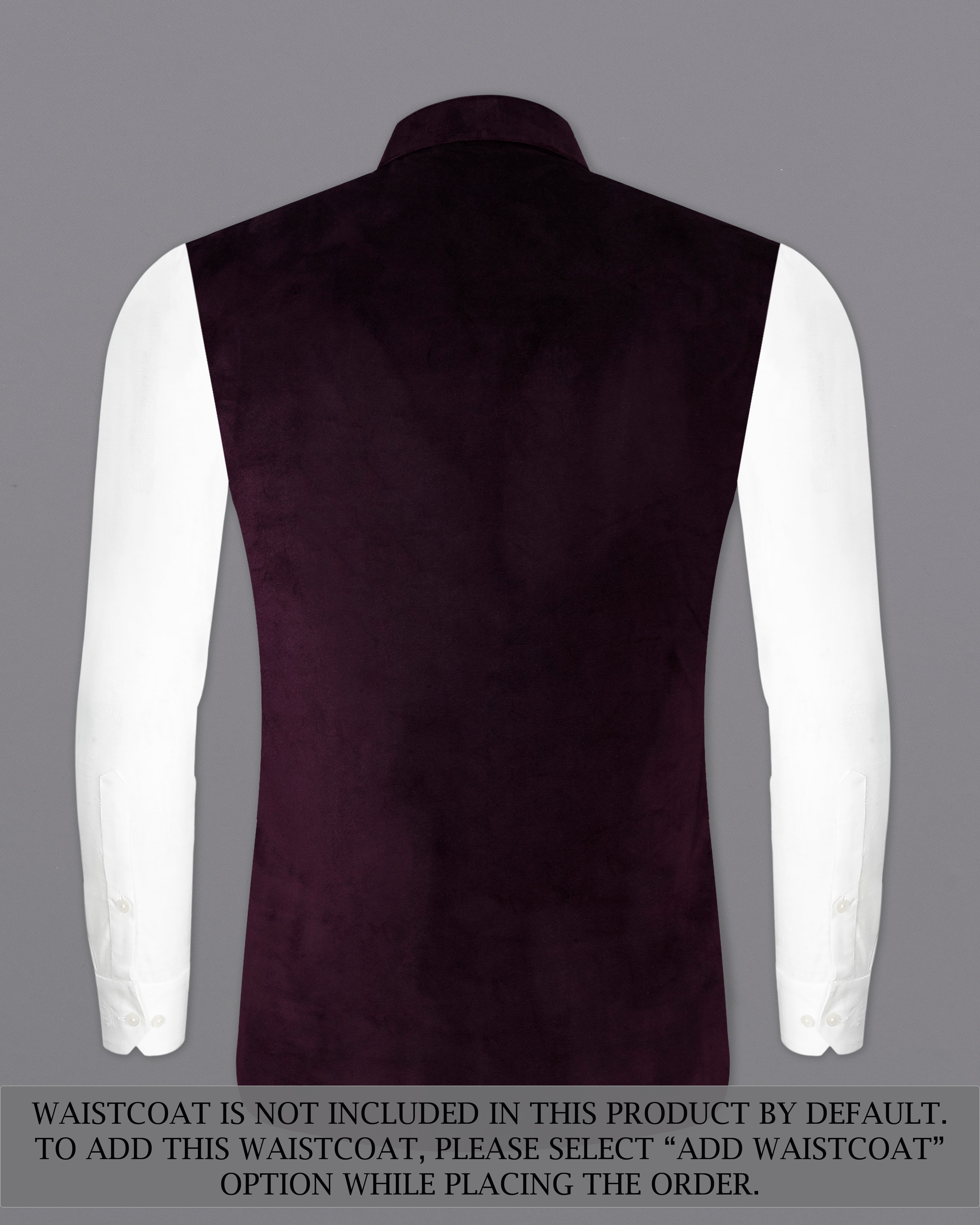 Eclipse Wine Velvet Tuxedo Suit